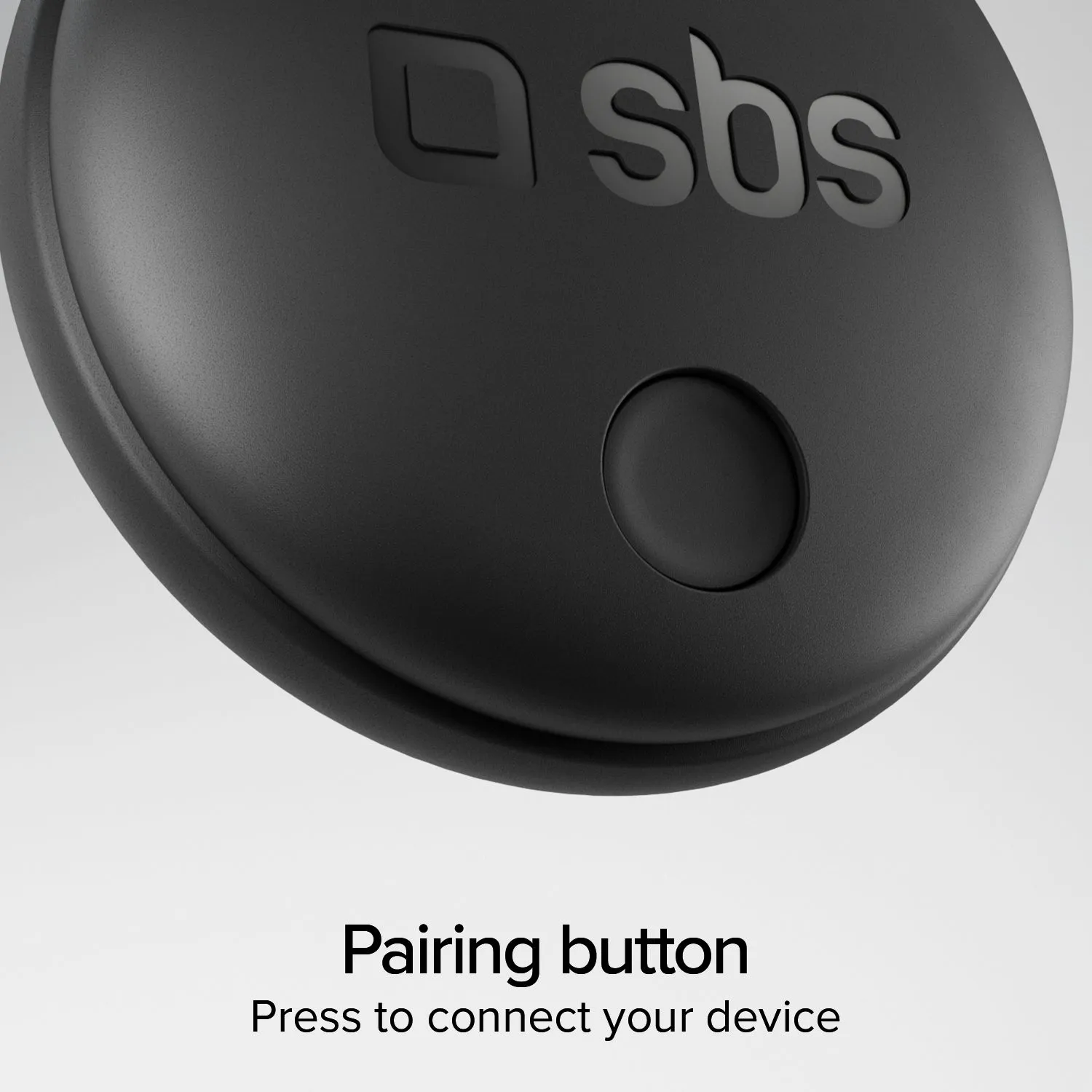 SBS Wireless Tracker Apple Find My Google Schwarz