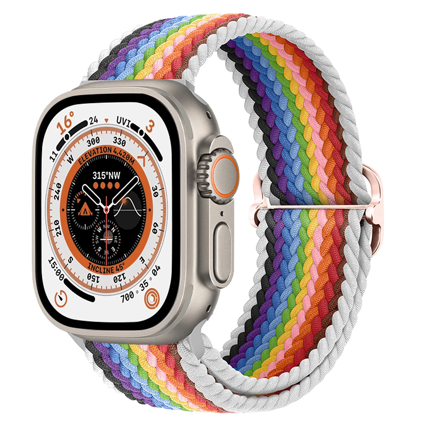 arktisband Flex Loop Armband Pride Schwarz Apple Watch