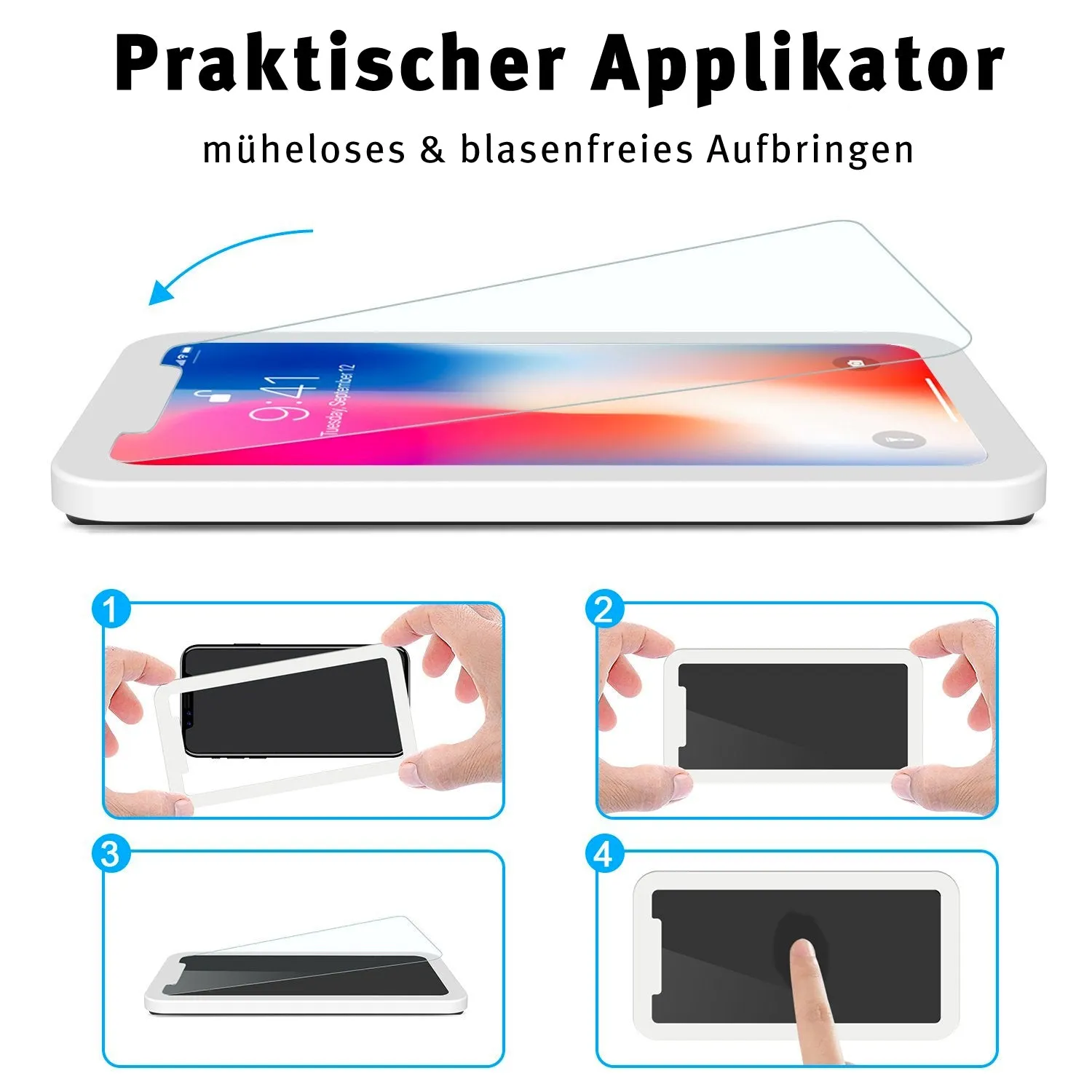 arktis PREMIUM Sparpaket iPhone 14 Hülle + Panzerglas