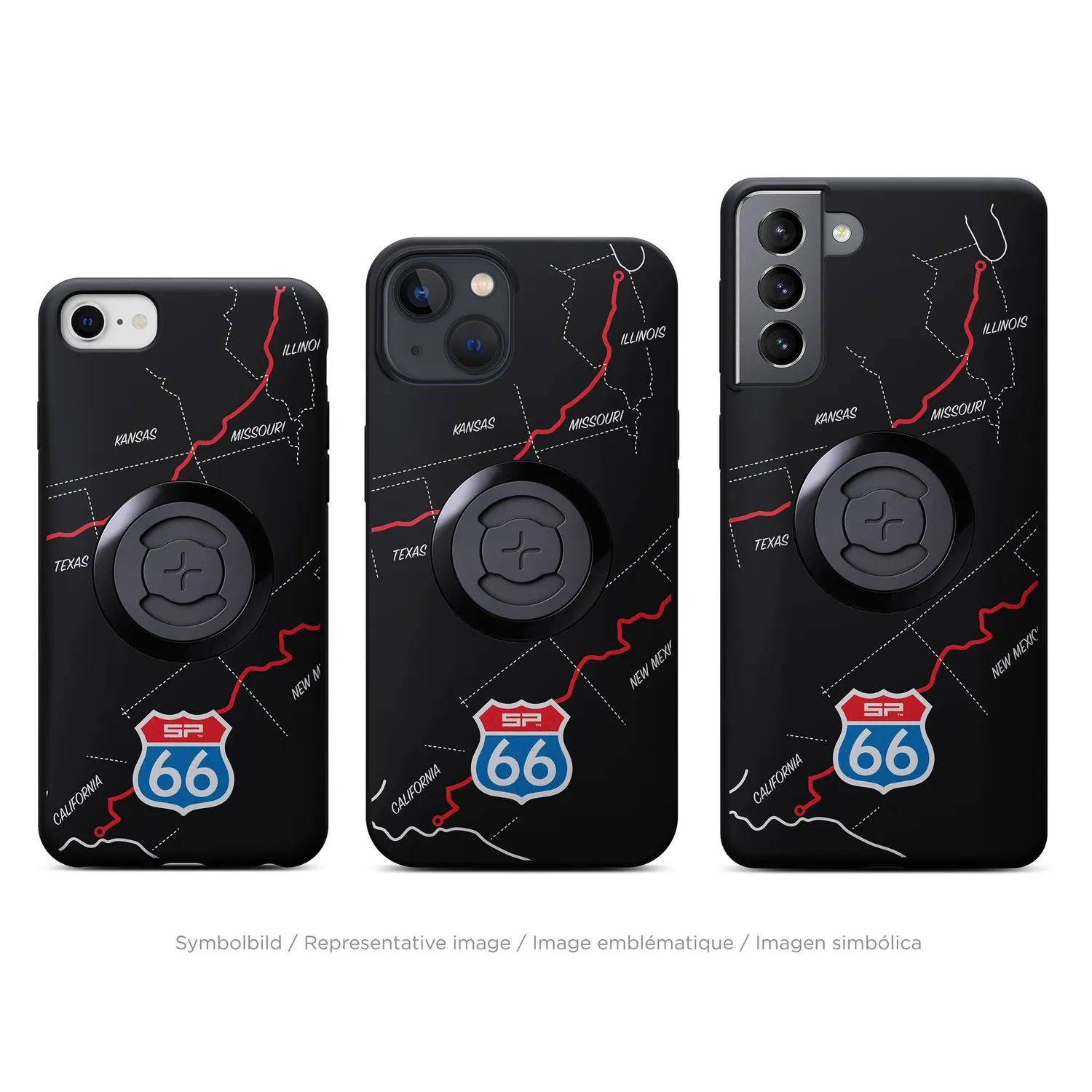 SP Connect Edition 66 Map Phone Case Rot Halterungs-kompatibel
