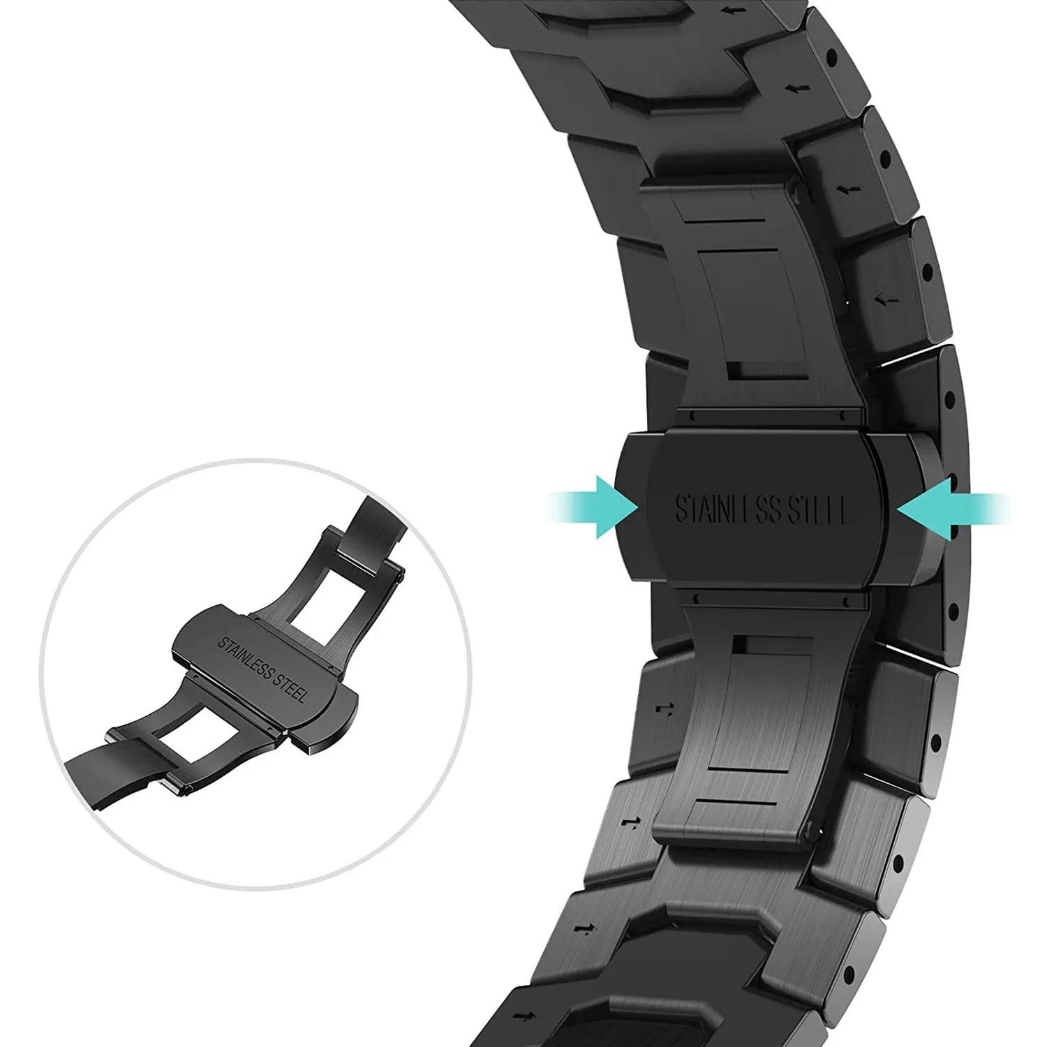 arktis Momento Apple Watch Armband Edelstahl
