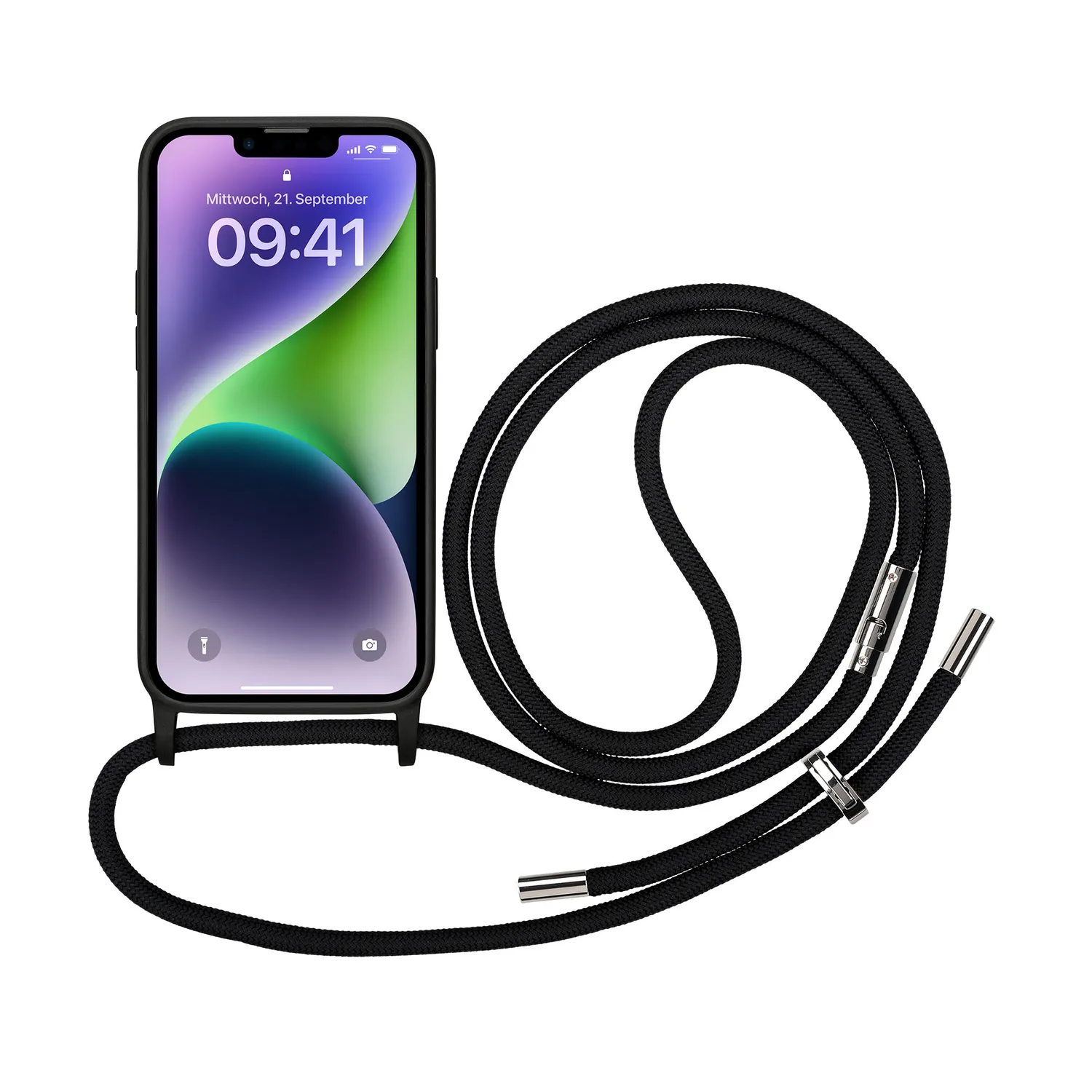Artwizz HangOn Case Silicone iPhone 14 Plus Hülle mit Kette