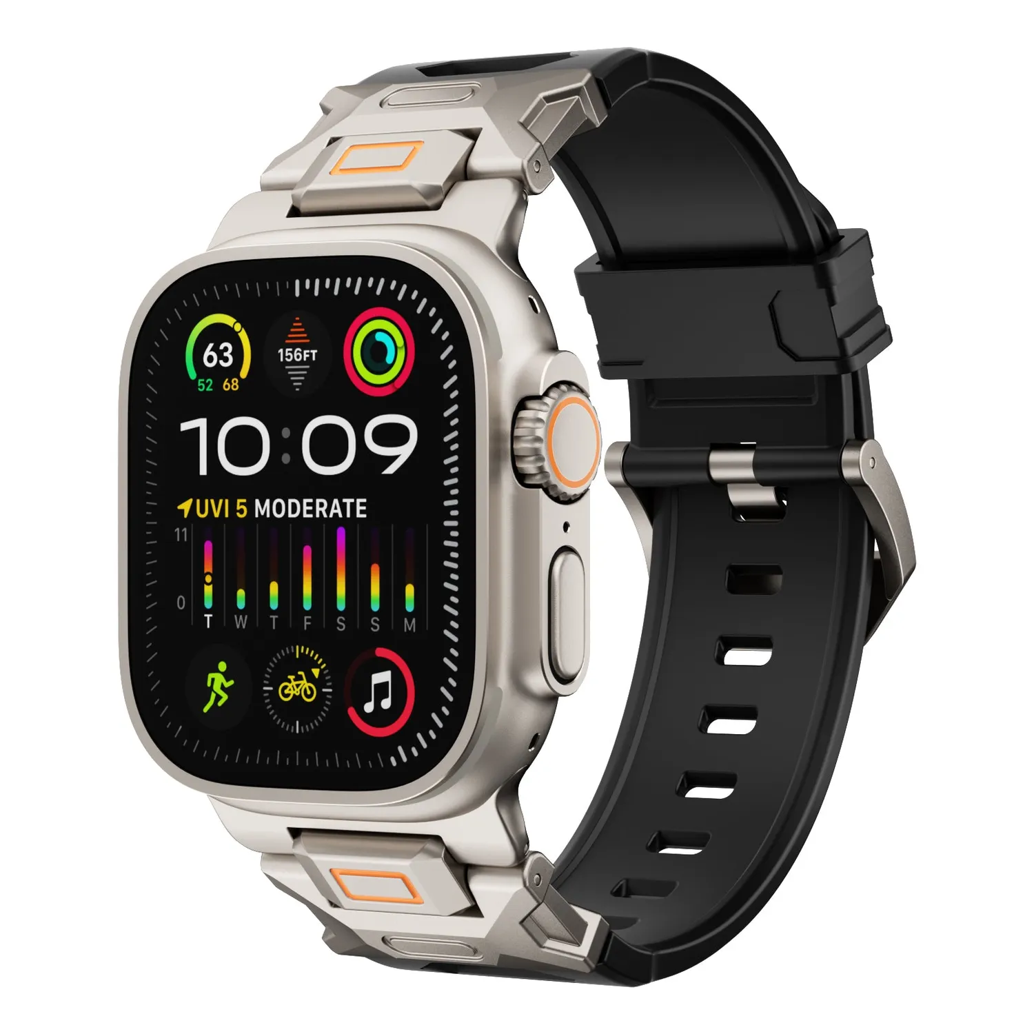 arktisband Alpha Apple Watch Ultra Armband 26mm FKM