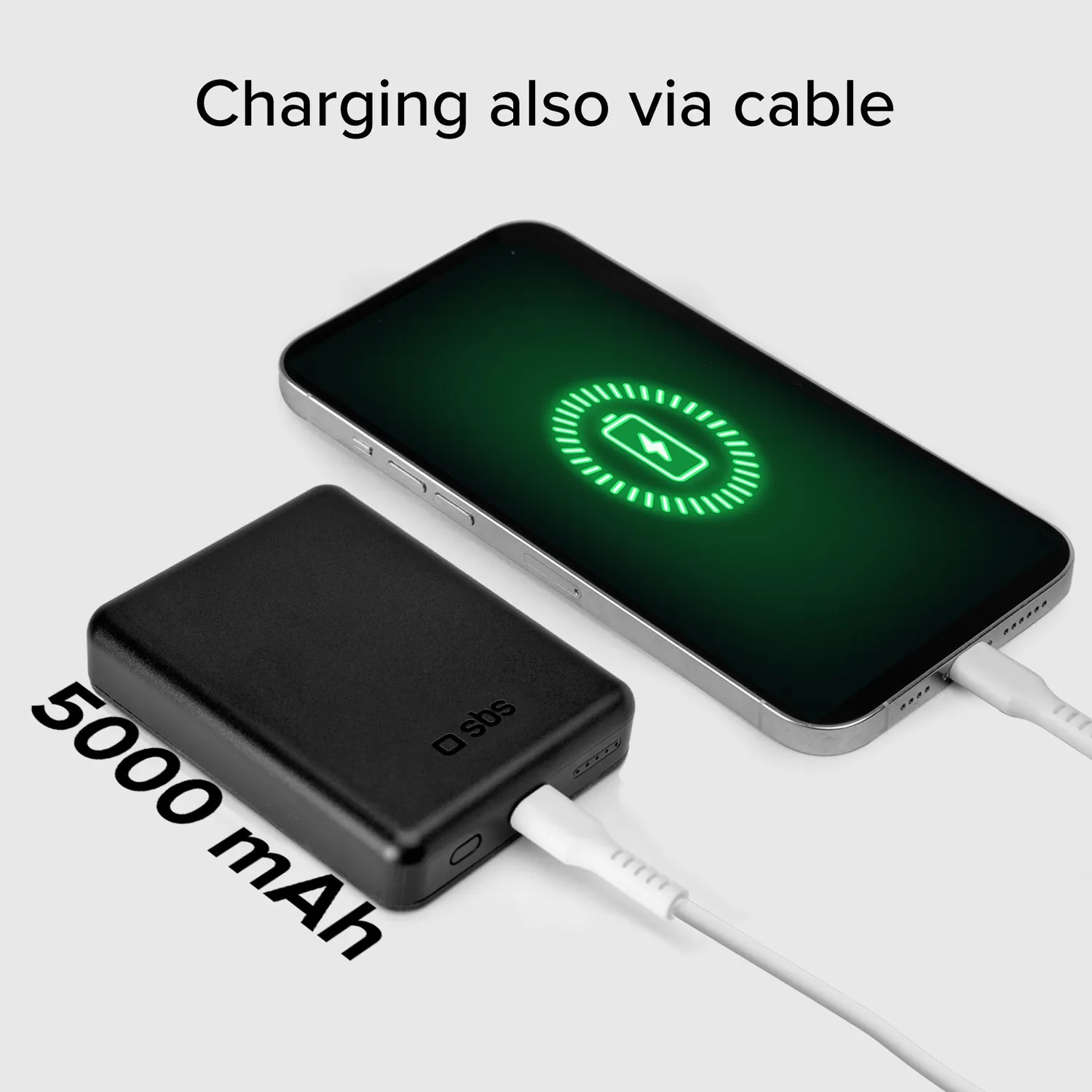 SBS Power Bank Mag 5000 mAh Wireless MagSafe