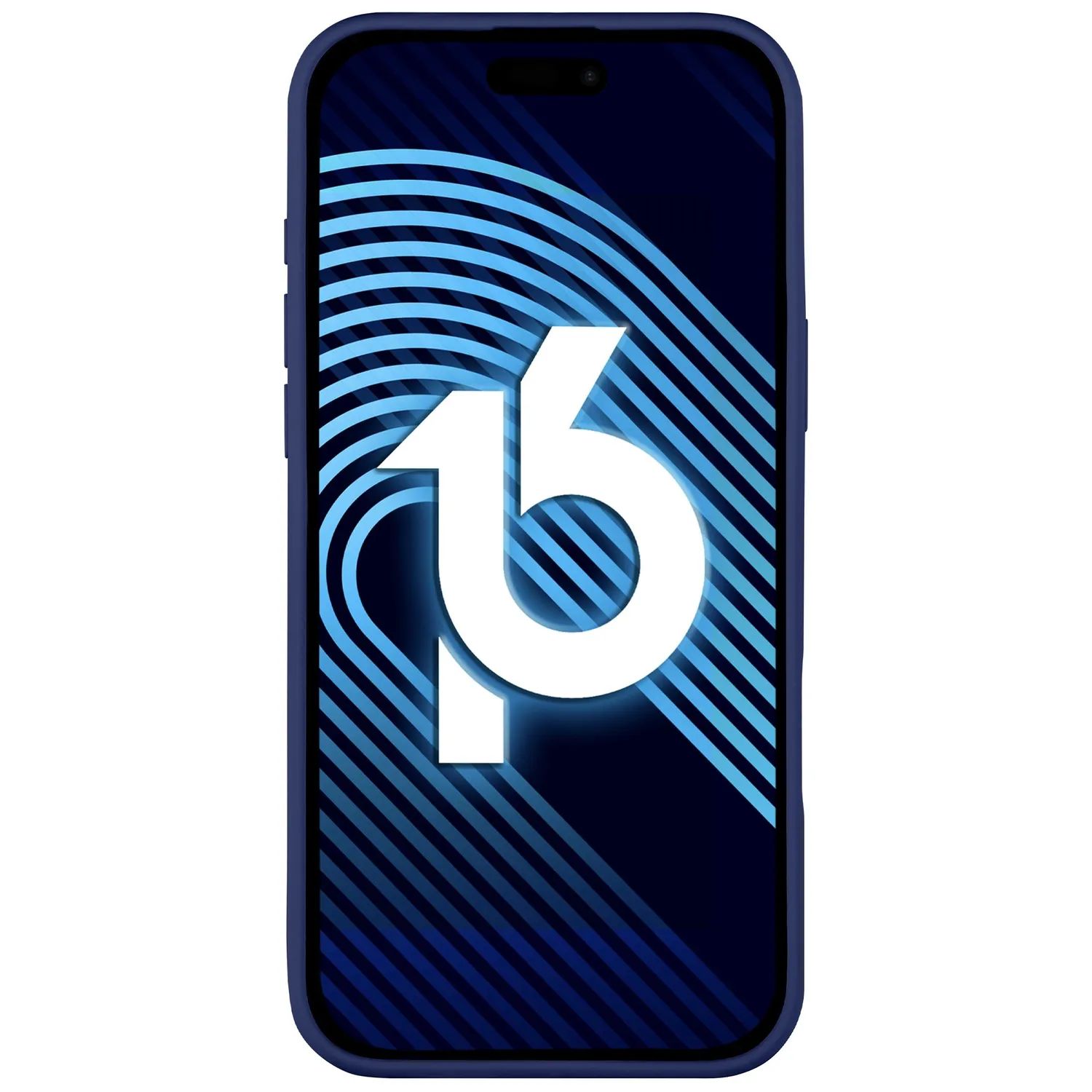 arktis Silikon iPhone 16 Pro Max Case Marineblau Dünn