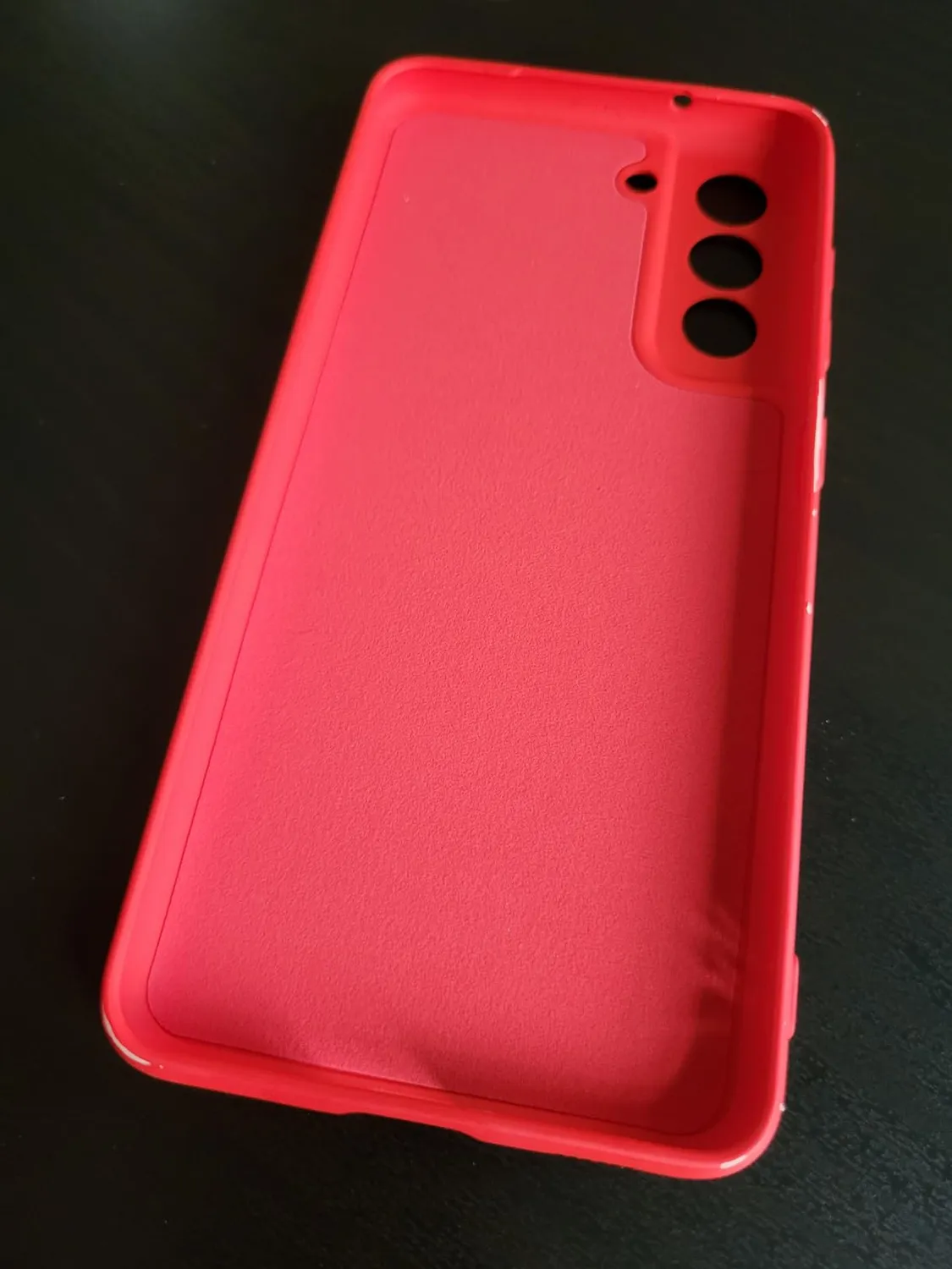 EAZY CASE Premium Silikon Galaxy S21 FE 5G Silikonhülle Alt Rosa matt
