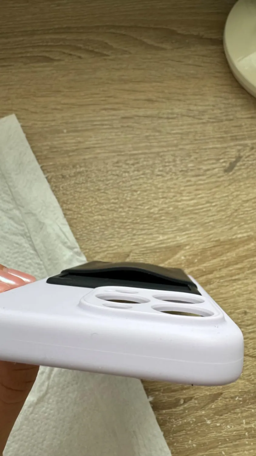 EAZY CASE Silikon Kartenhalter Handy Nacht Grün selbstklebend