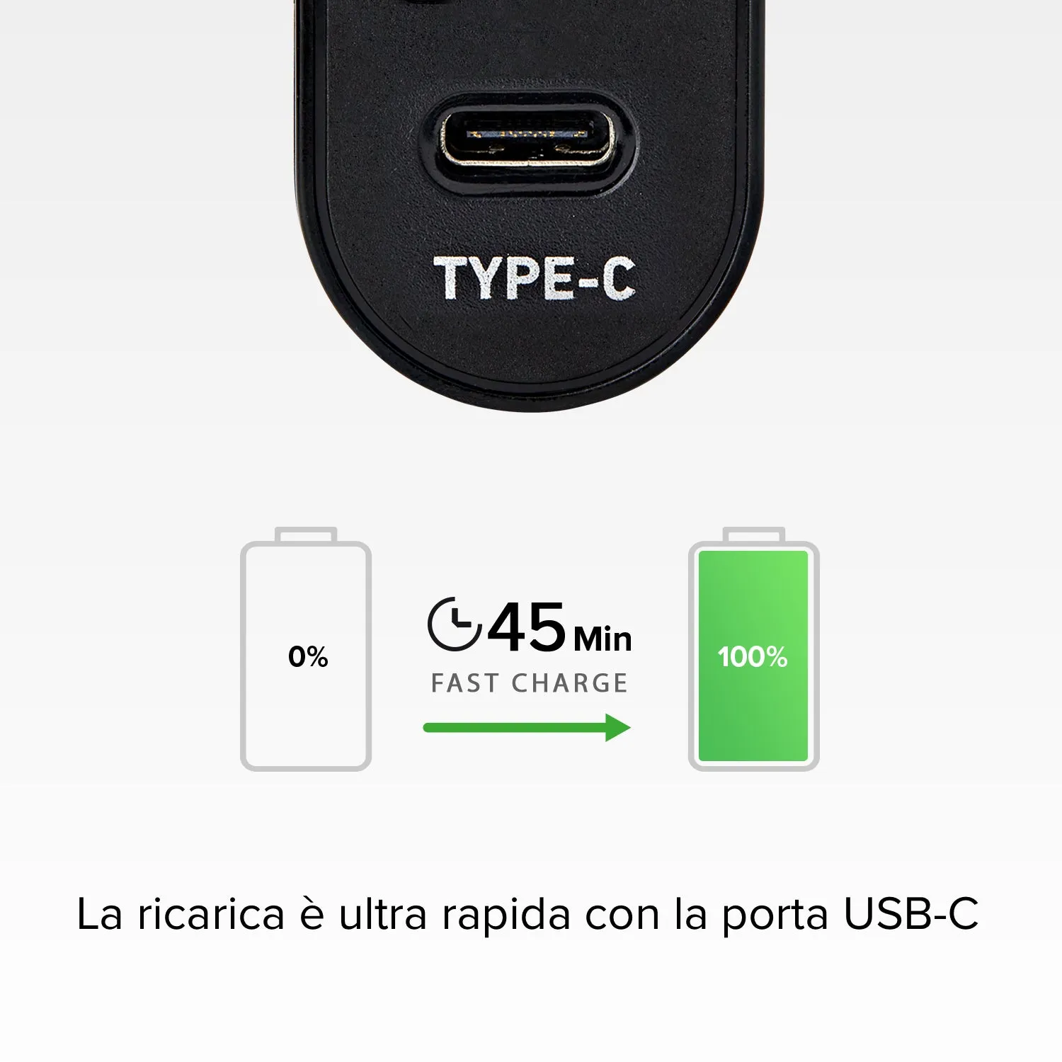 SBS Reiseladegerät USB Type-C 5,1A Schnellladung 2-fach