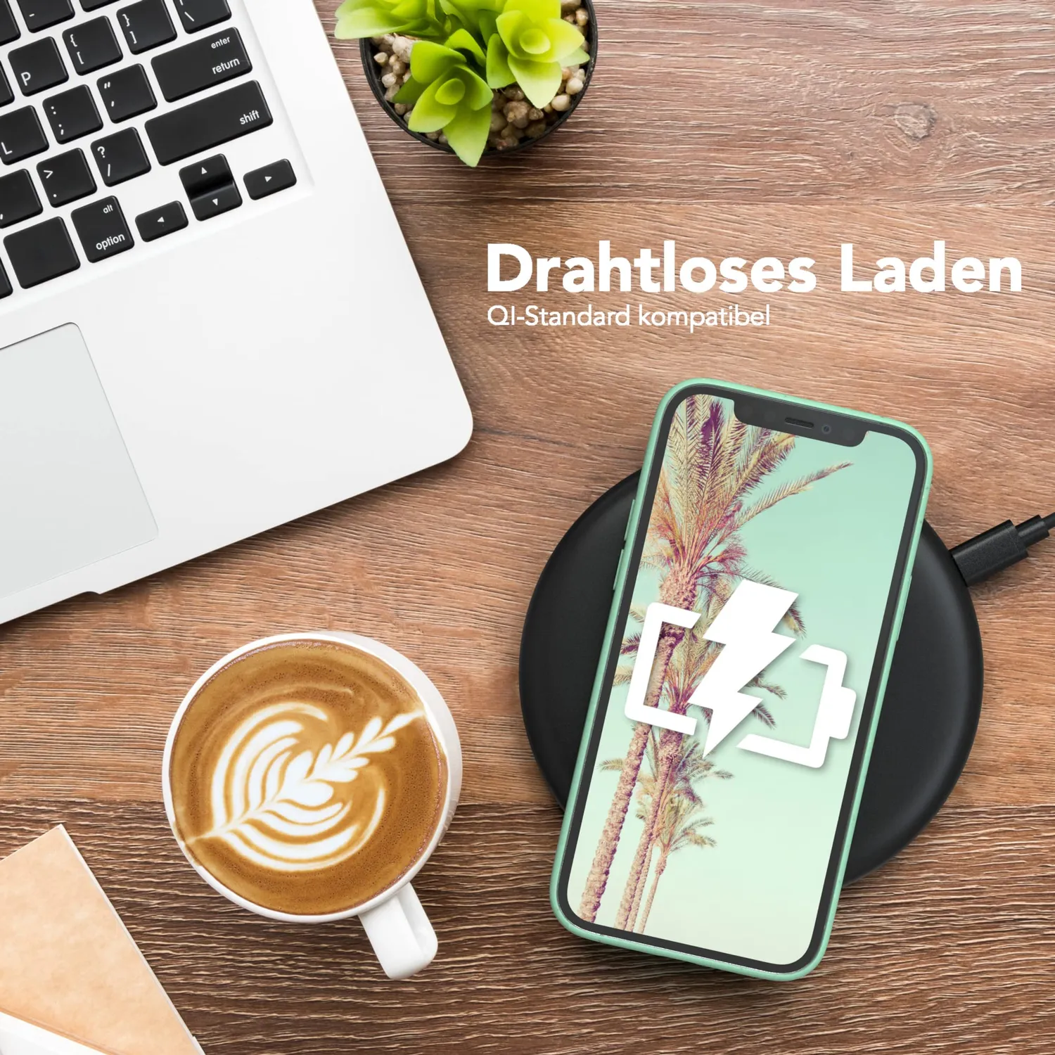 EAZY CASE iPhone 12 Bio Handyhülle Grün Pflanzenfaser