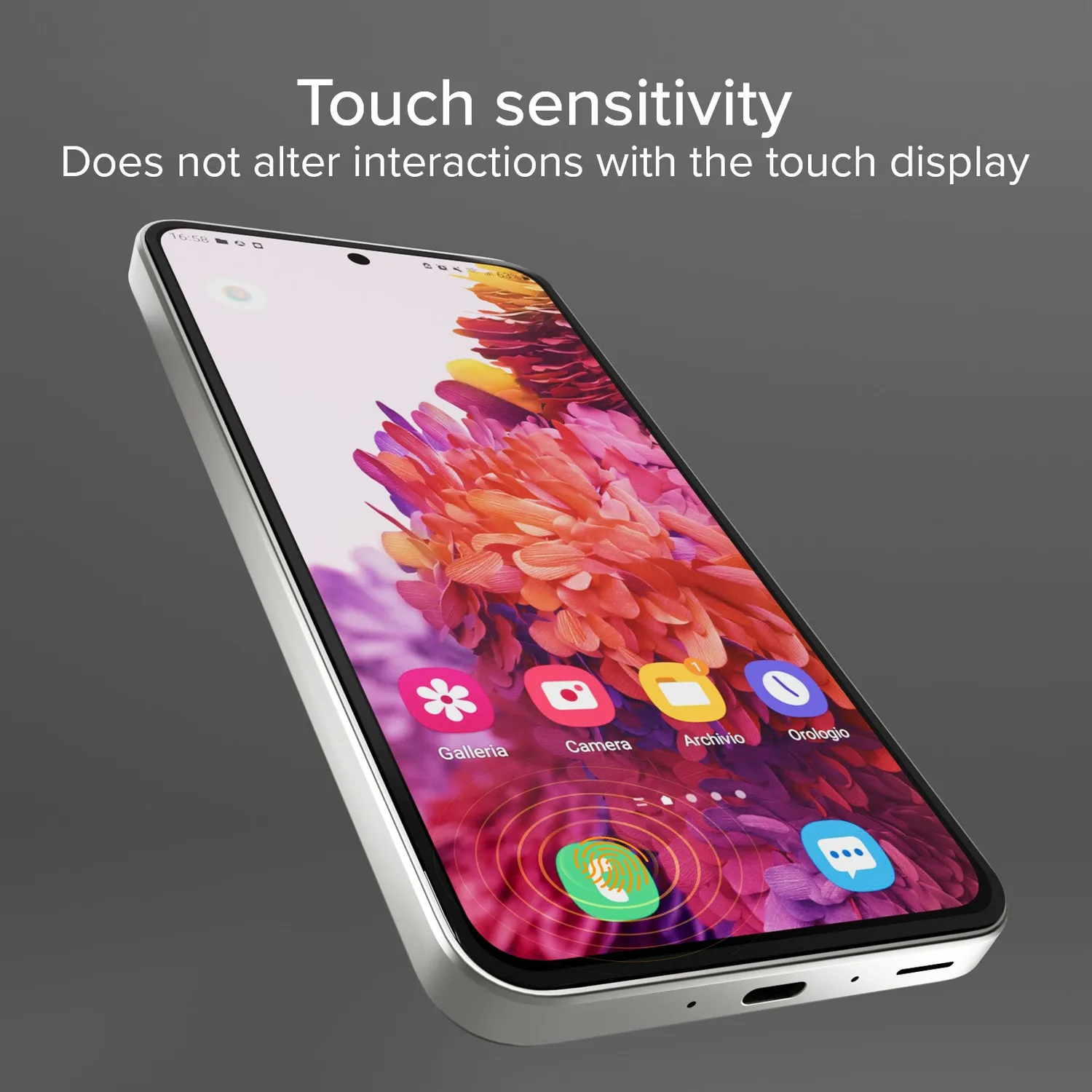 SBS D3O Displayschutz Galaxy A35/A55 transparent stoßfest