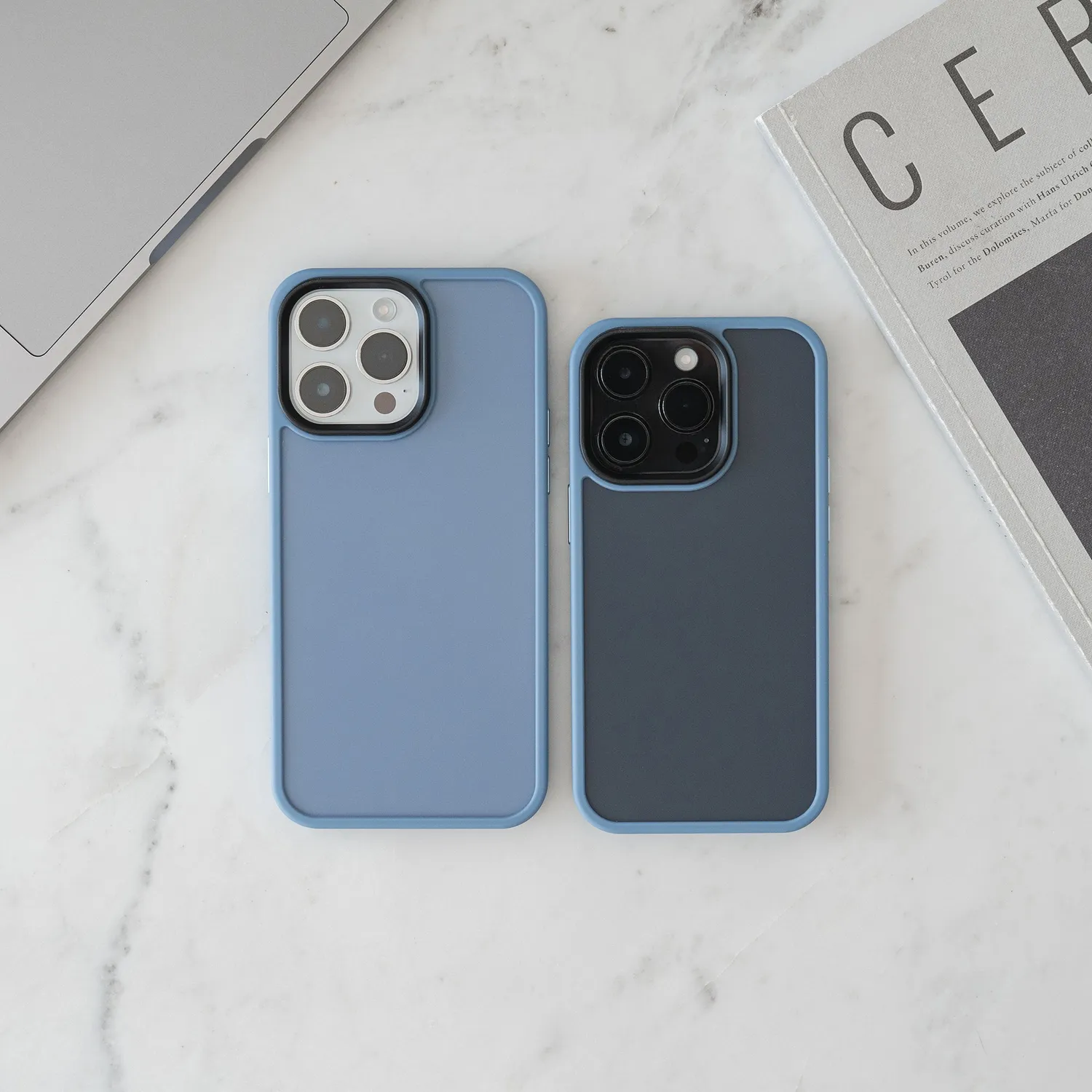 arktis Solid iPhone 17e Hülle Pastellblau matt