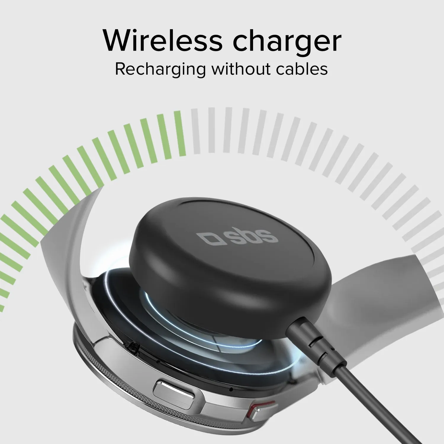 SBS Wireless Ladekabel Samsung Watch USB-C 1,2m 5W