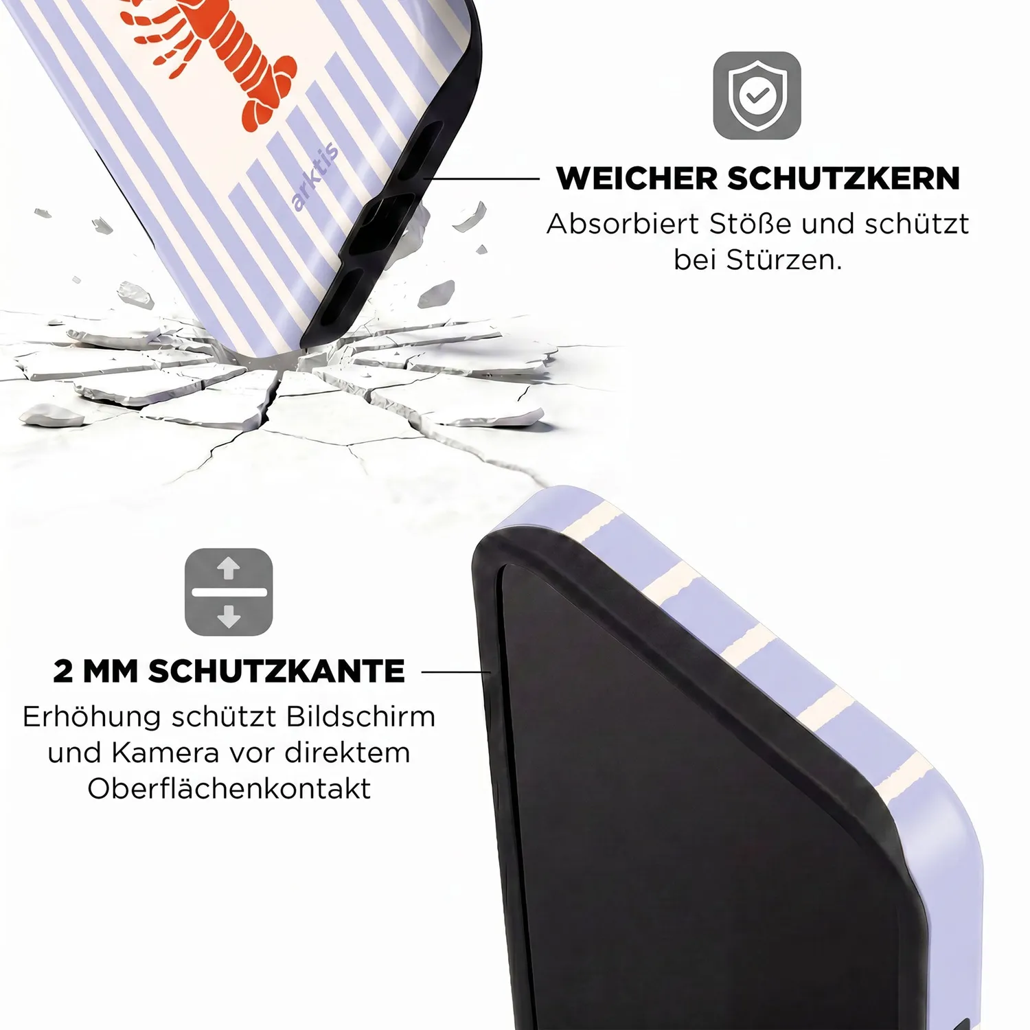 arktis iPhone 17 Hülle Lobster MagSafe Case