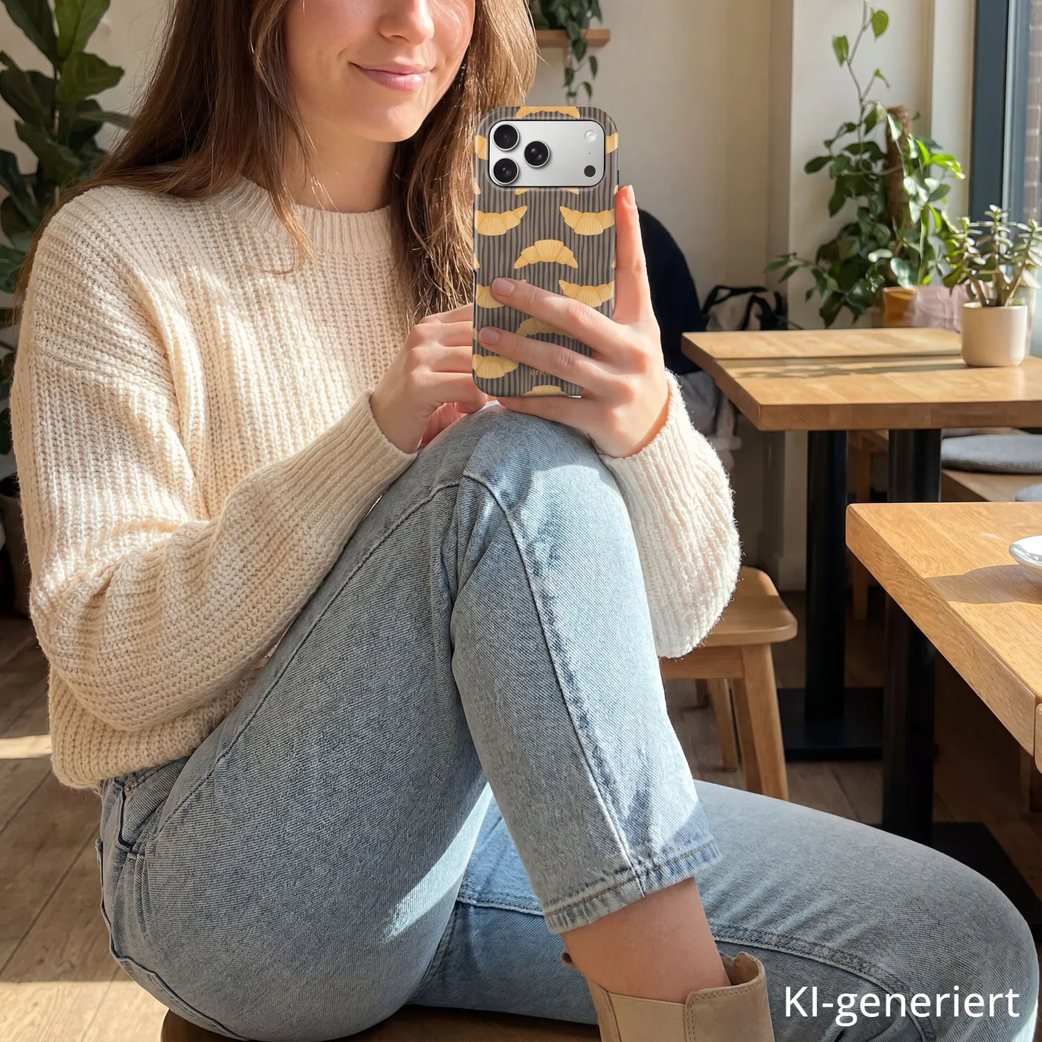 arktis French Breakfast iPhone 15 Pro Max Hülle mit Print