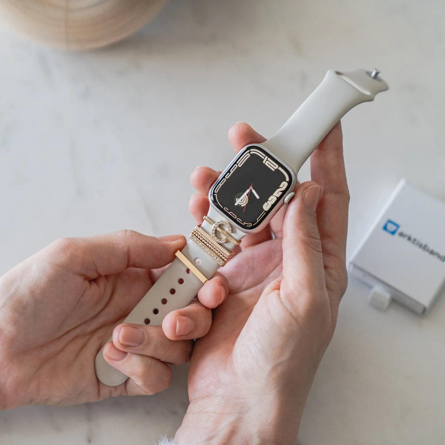 arktisband Buchstabe C Apple Watch Charm Initial