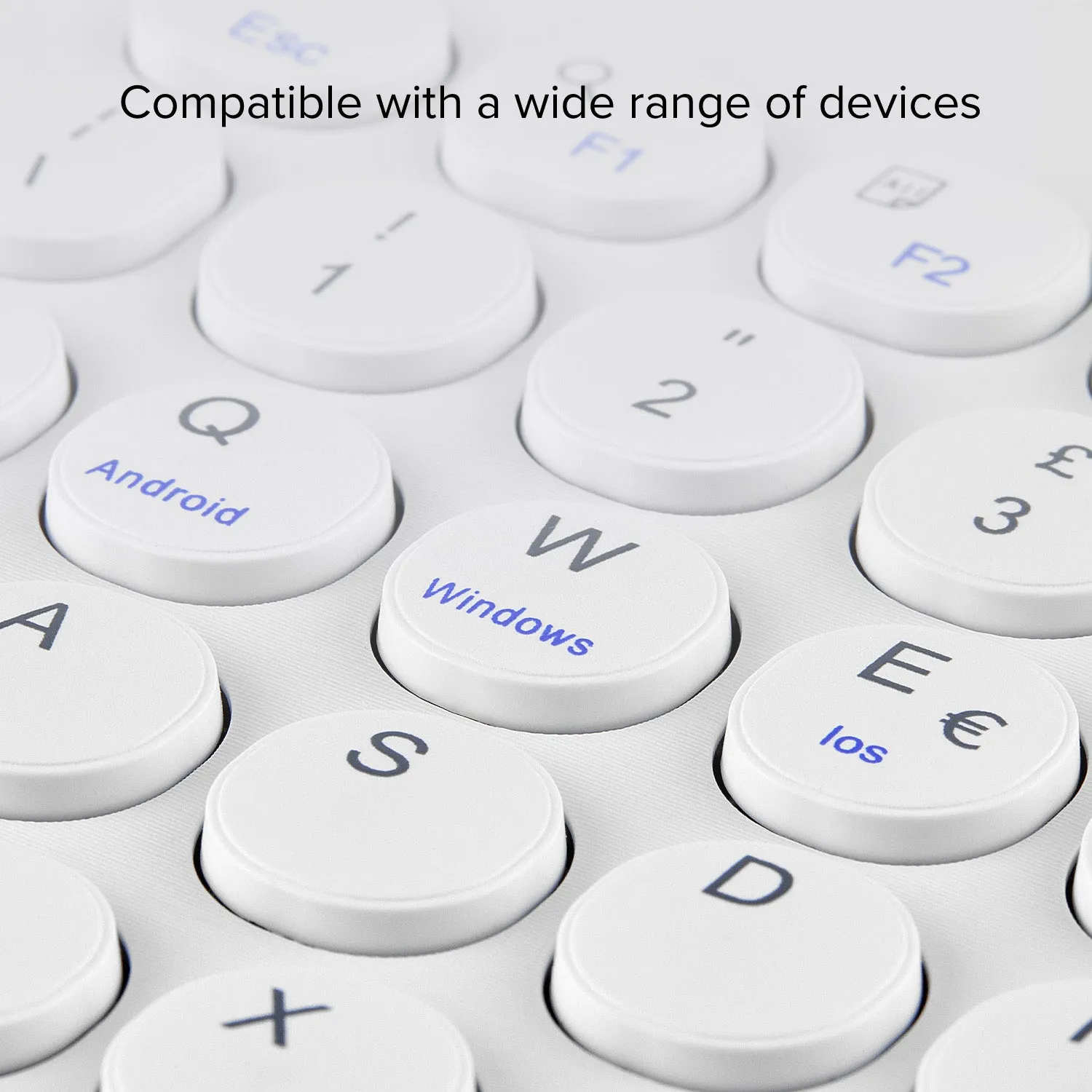 SBS Wireless Tastatur Universal Funkkeyboard mit Stand