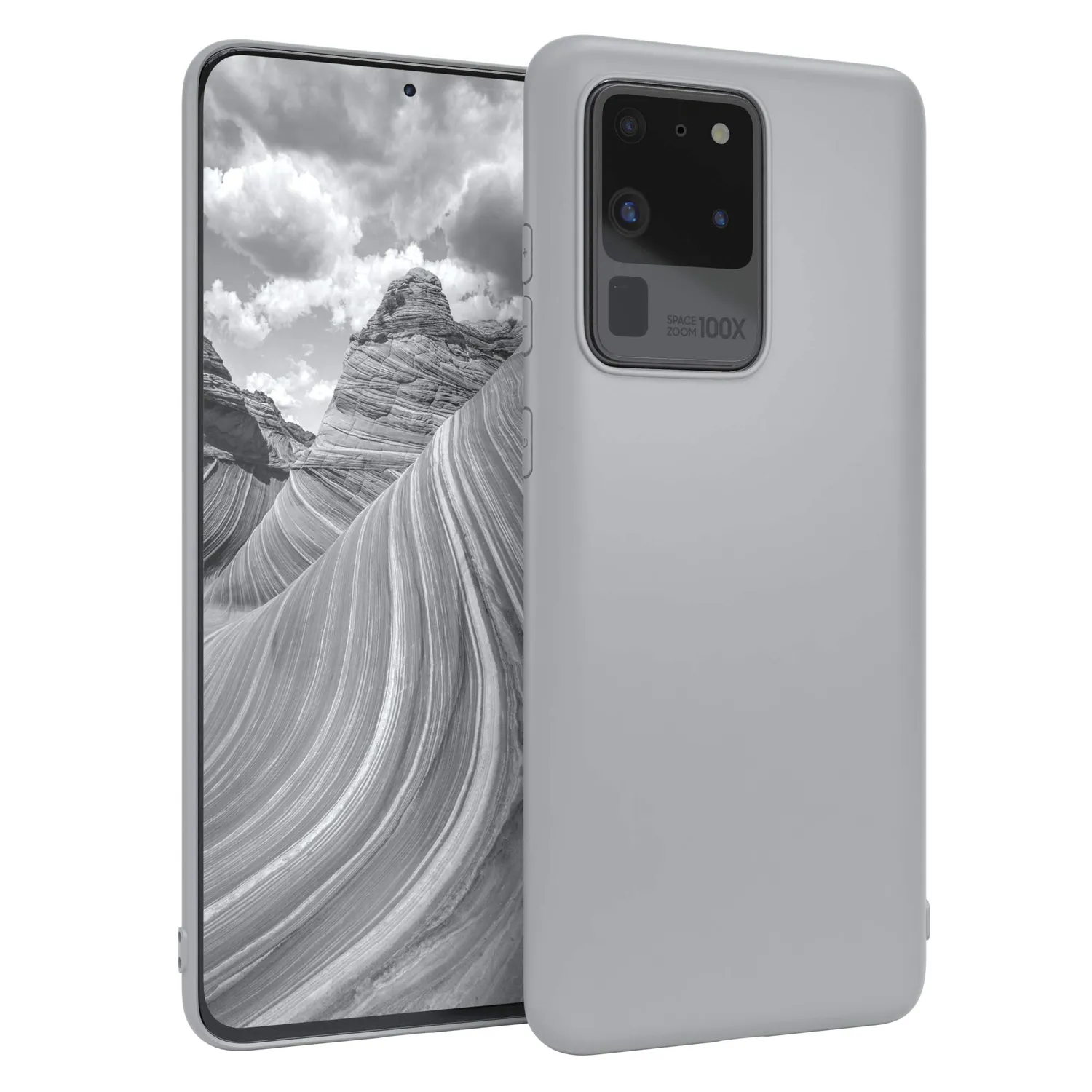 EAZY CASE Galaxy S20 Ultra Silikonhülle Transparent 0,8 mm