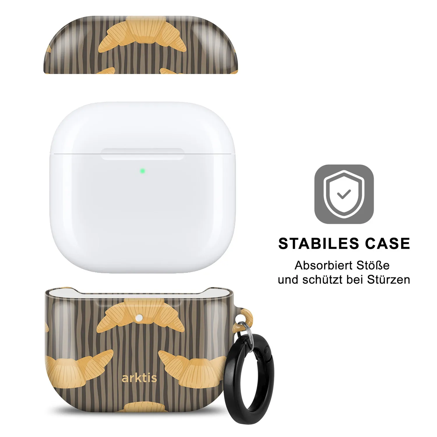 arktis AirPods 5 Hülle French Breakfast mit Print