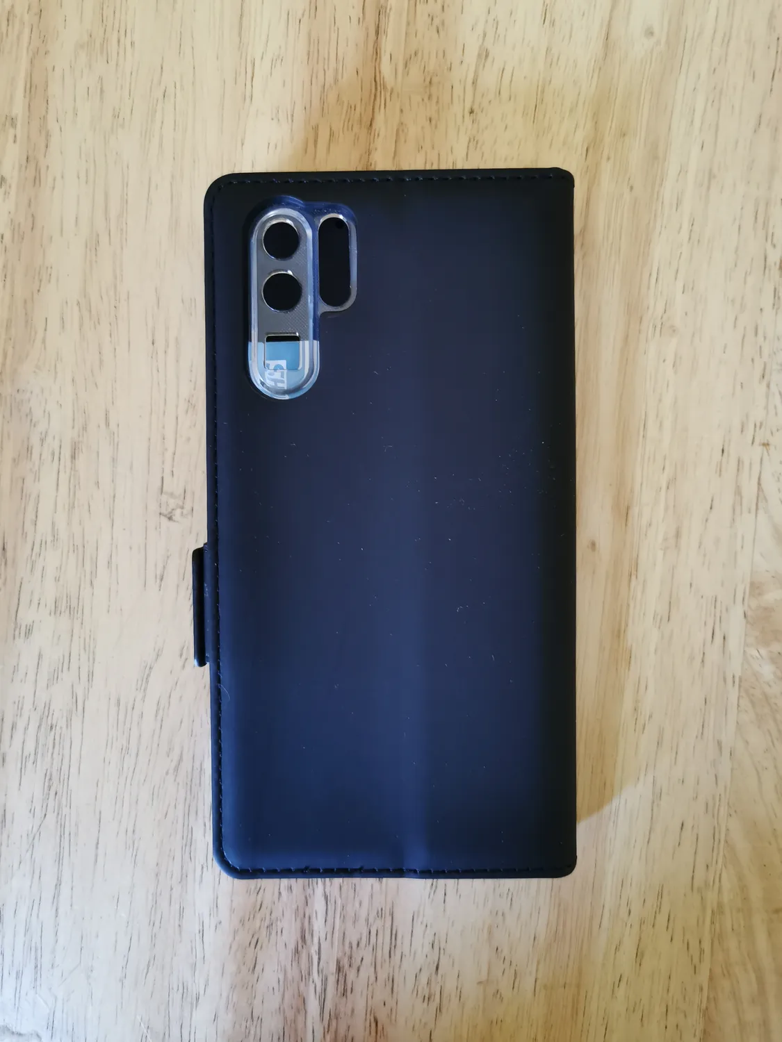 YATWIN Leder Klapphülle Huawei P30 Pro Schwarz Brieftasche RFID