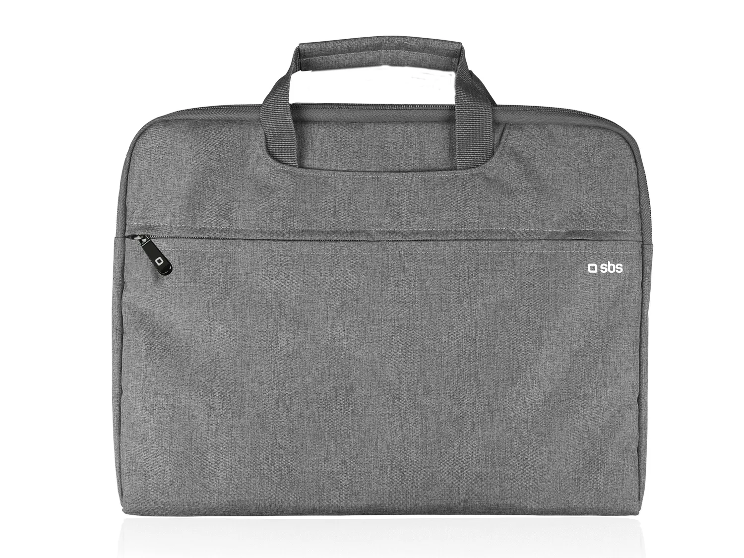 SBS Tablettasche Notebook bis 12 Zoll grau Nylon wasserdicht
