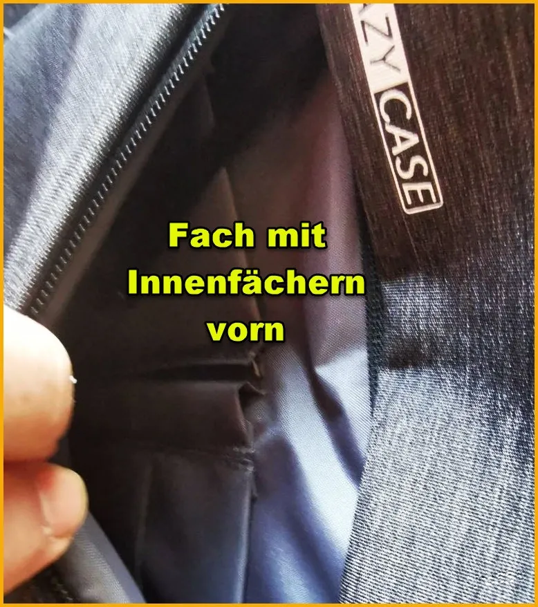 EAZY CASE Daypack Rucksack 15 Zoll 15L Dunkelgrau