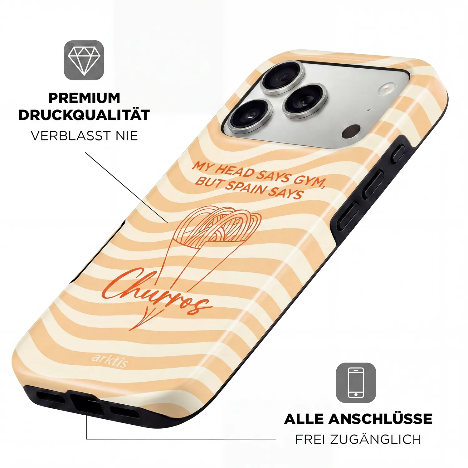arktis Churros iPhone 14 Pro Max Hülle MagSafe