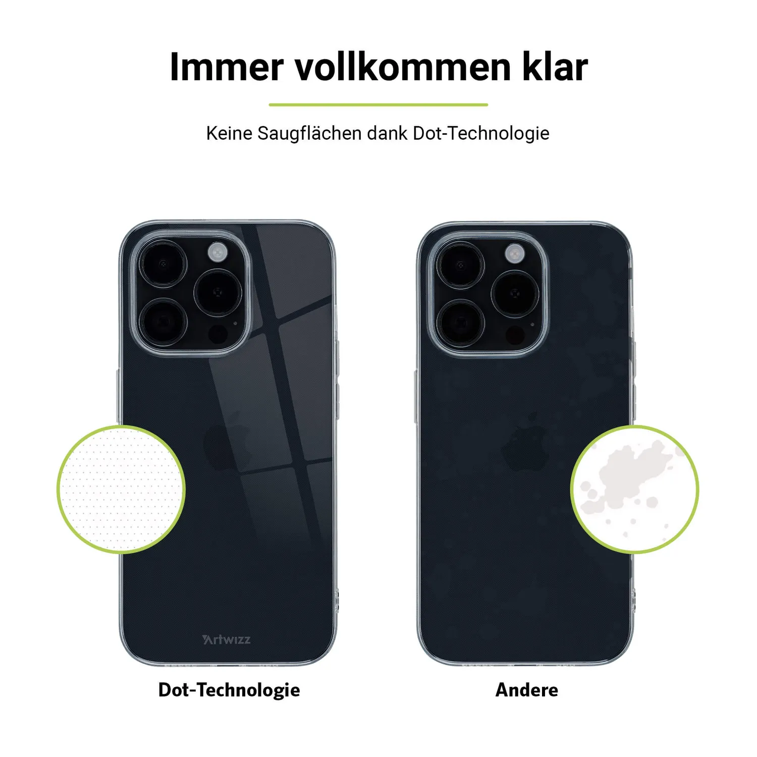 Artwizz NoCase iPhone 16 Pro Hülle transparent ultradünn