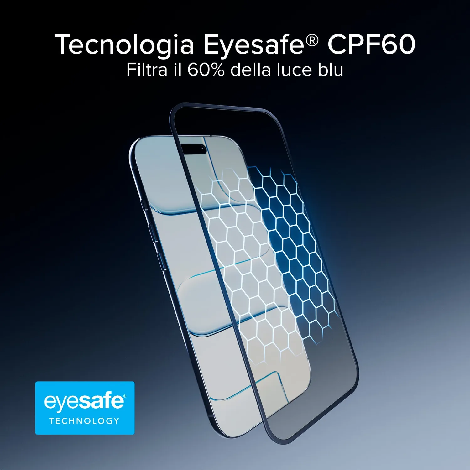SBS Eyesafe CPF60 iPhone Air Panzerglas Blaulichtfilter