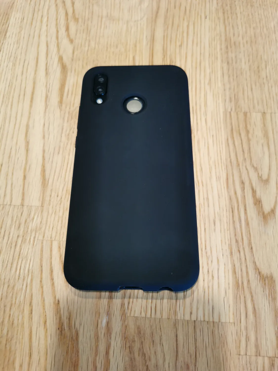 YATWIN Huawei P20 Lite Silikonhülle Schwarz Dünn