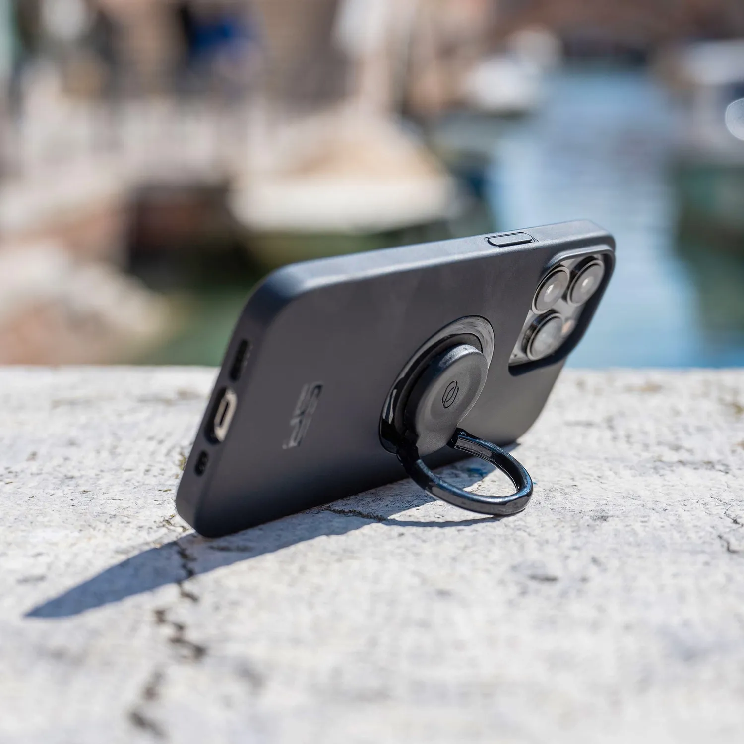 SP Connect Ring Mount Handy Fingerhalter schwarz