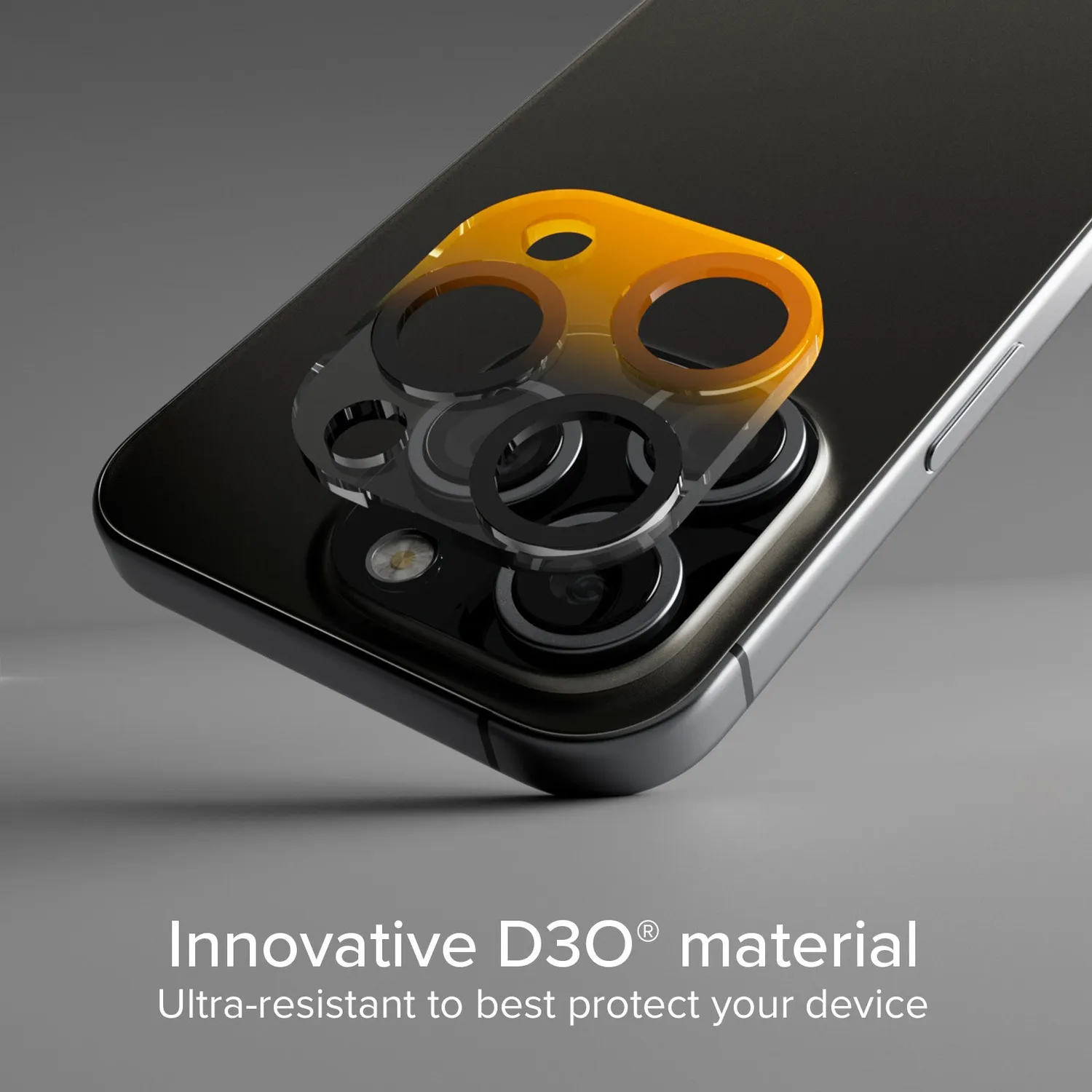 SBS D3O iPhone 16 Pro/Pro Max Kameraschutz schwarz