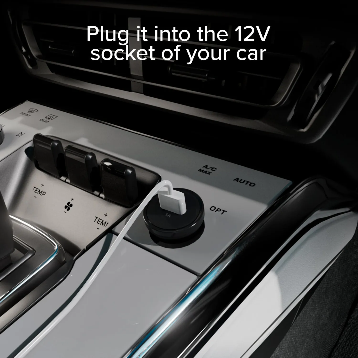 SBS Mini Auto Ladegerät 5W USB-A 1A für Zigarettenzünder