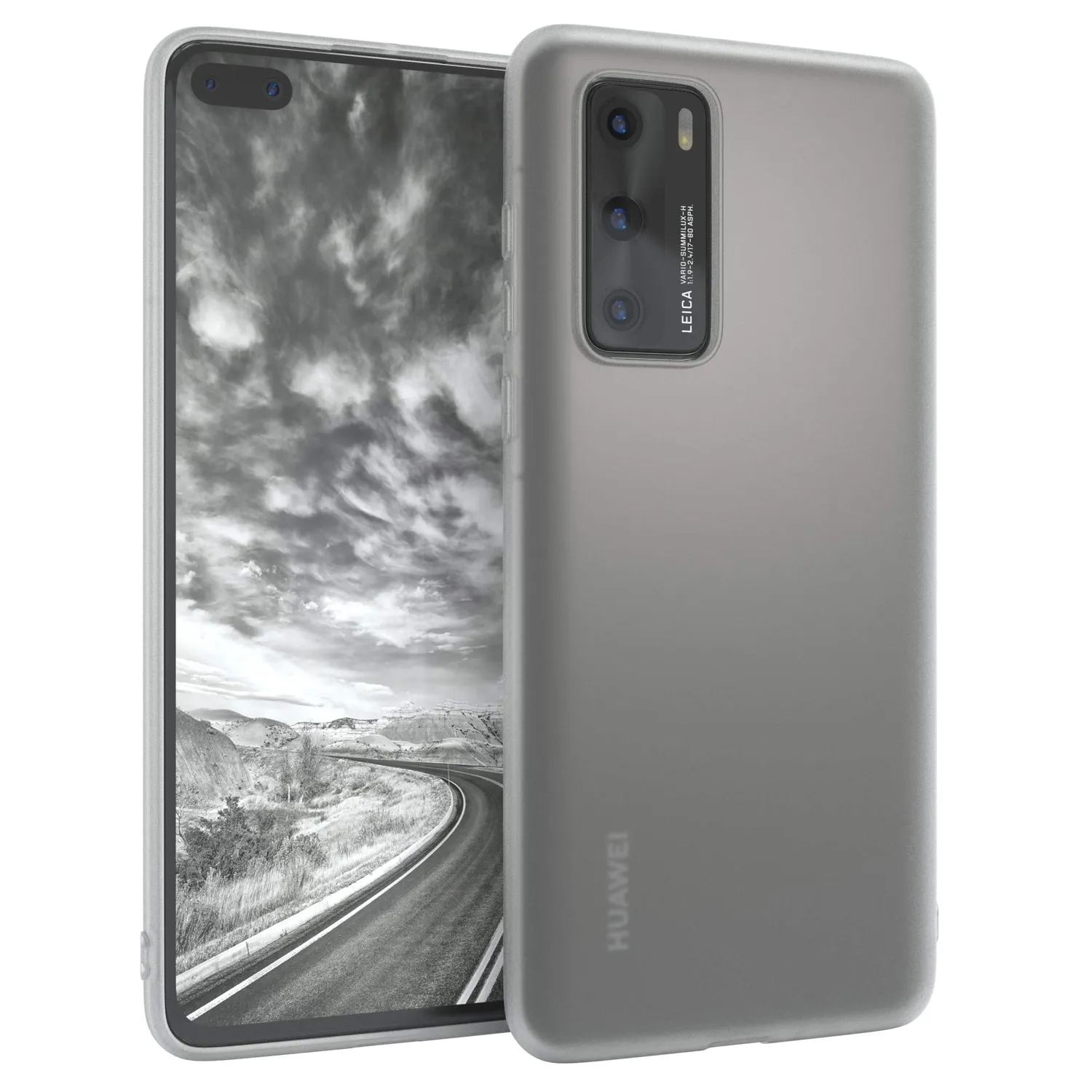 EAZY CASE Book Huawei P40 Handyhülle Schwarz Kartenfach