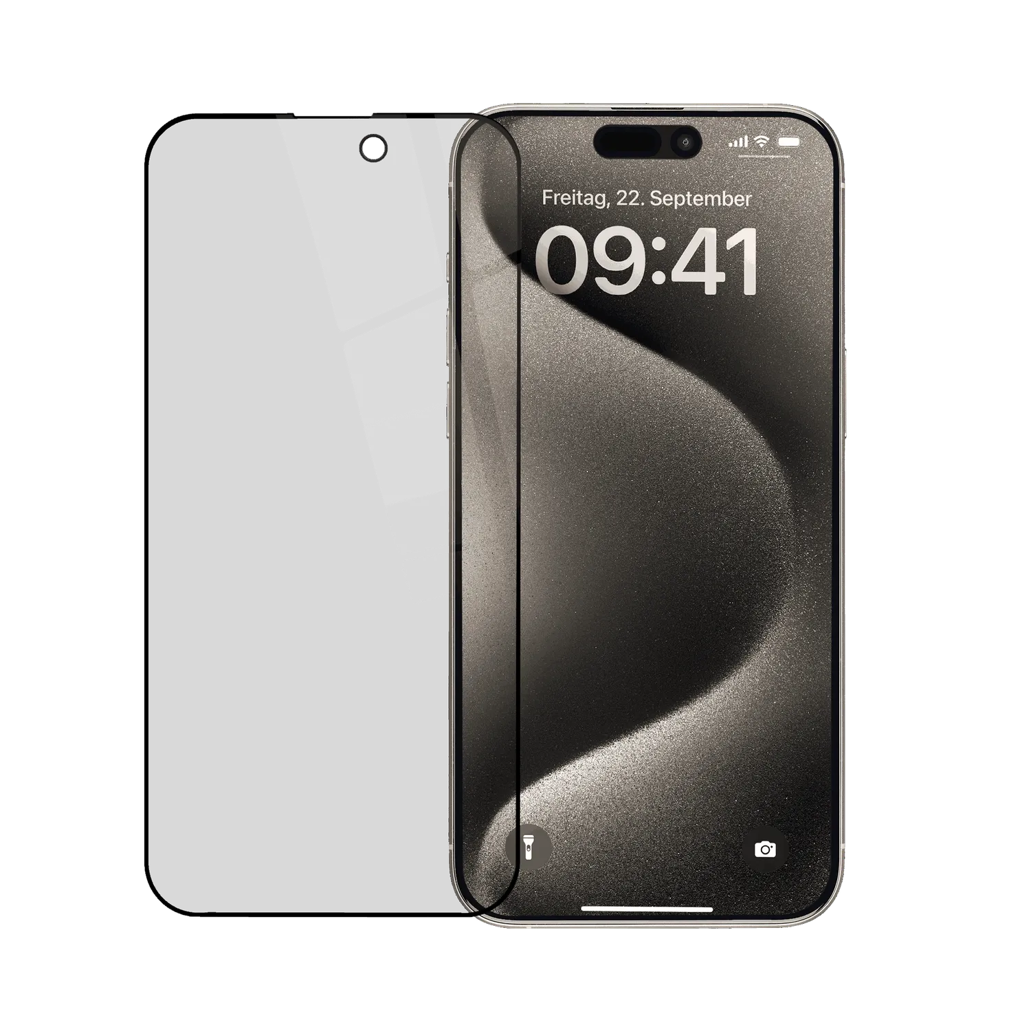 Artwizz PrivacyGlass iPhone 15 Pro Max Panzerglas Blickschutz