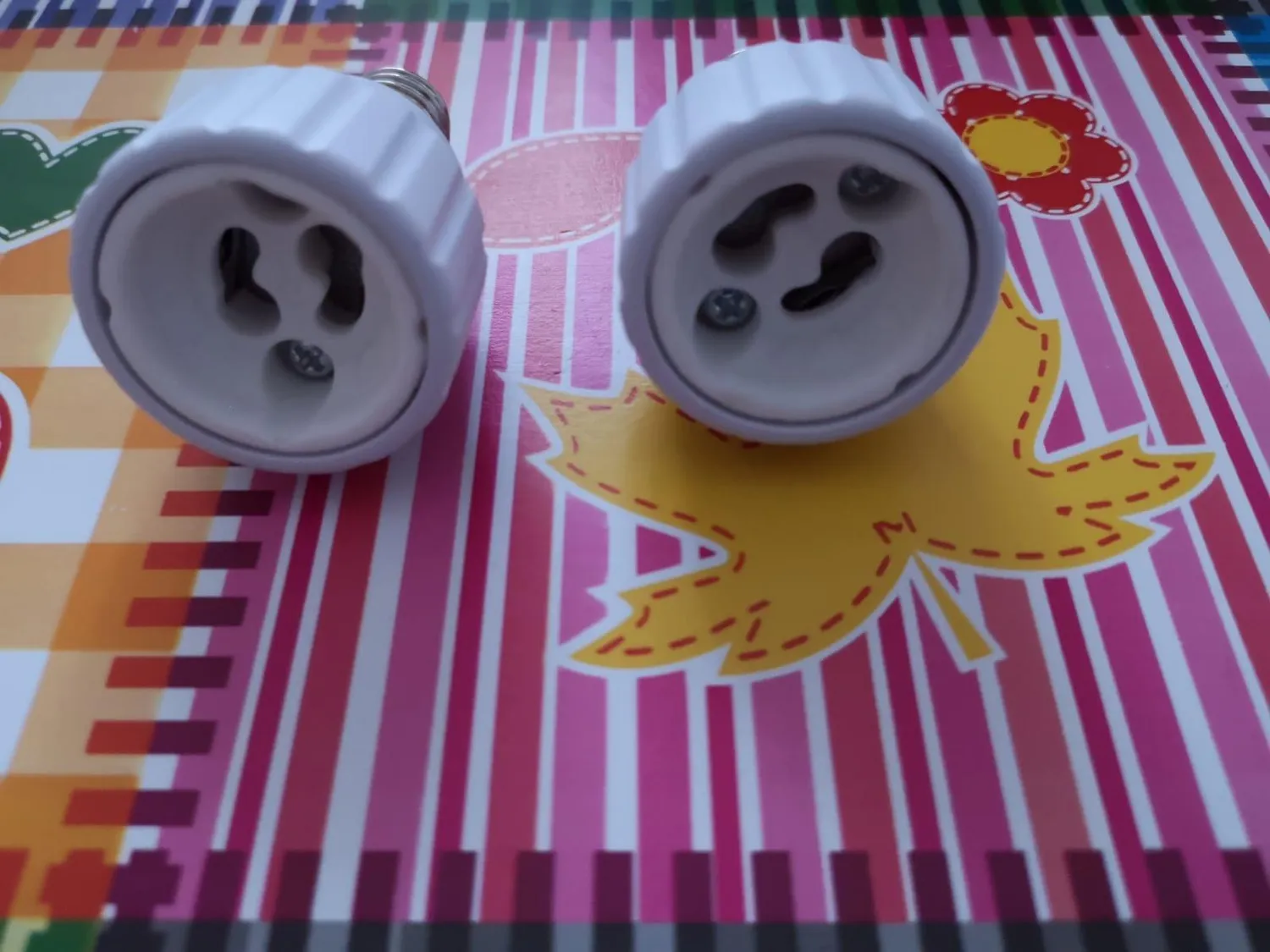 EAZY CASE E14 auf GU10 Adapter Weiß 4er Set LED
