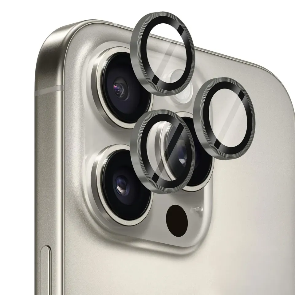 arktis iPhone 16 Pro Lens Protector Kameraschutz Alu 3er Set