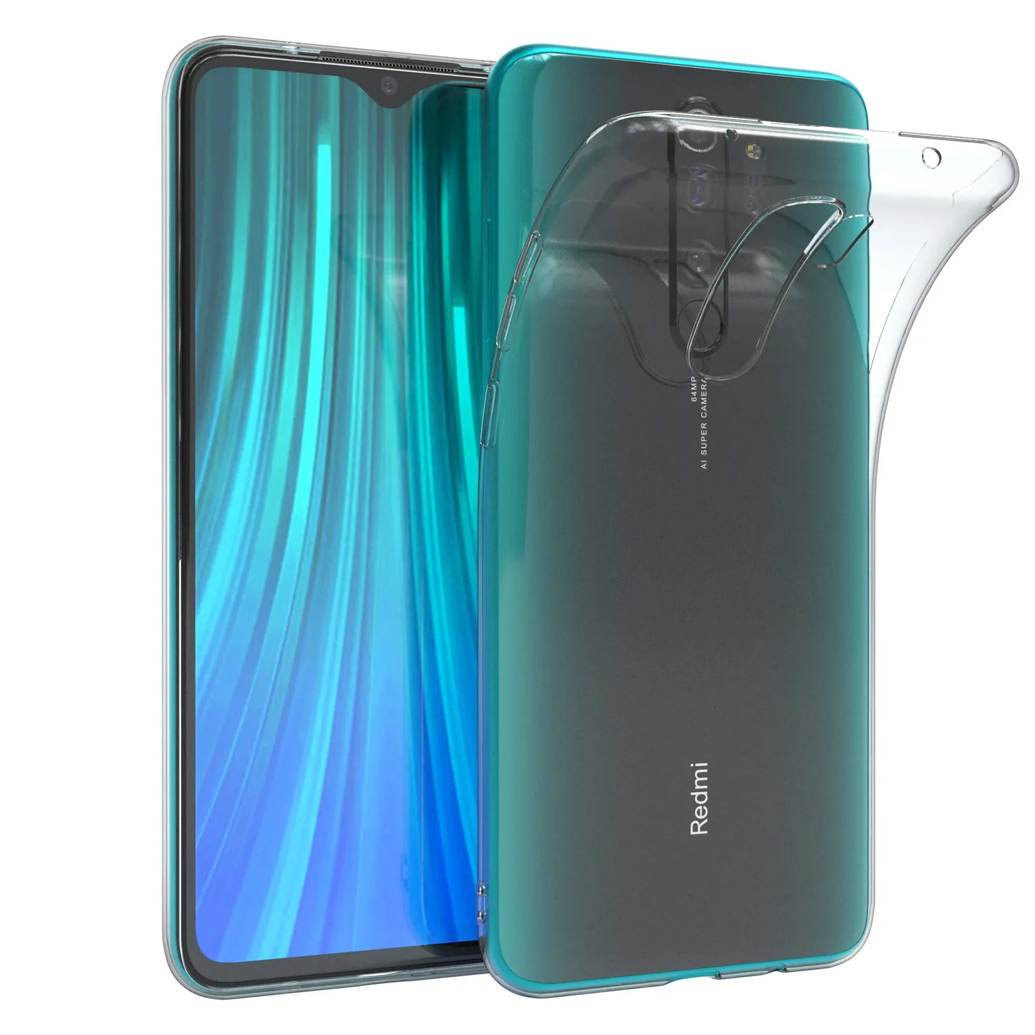 EAZY CASE Redmi Note 8 Pro Klapphülle Schwarz mit Kartenfach