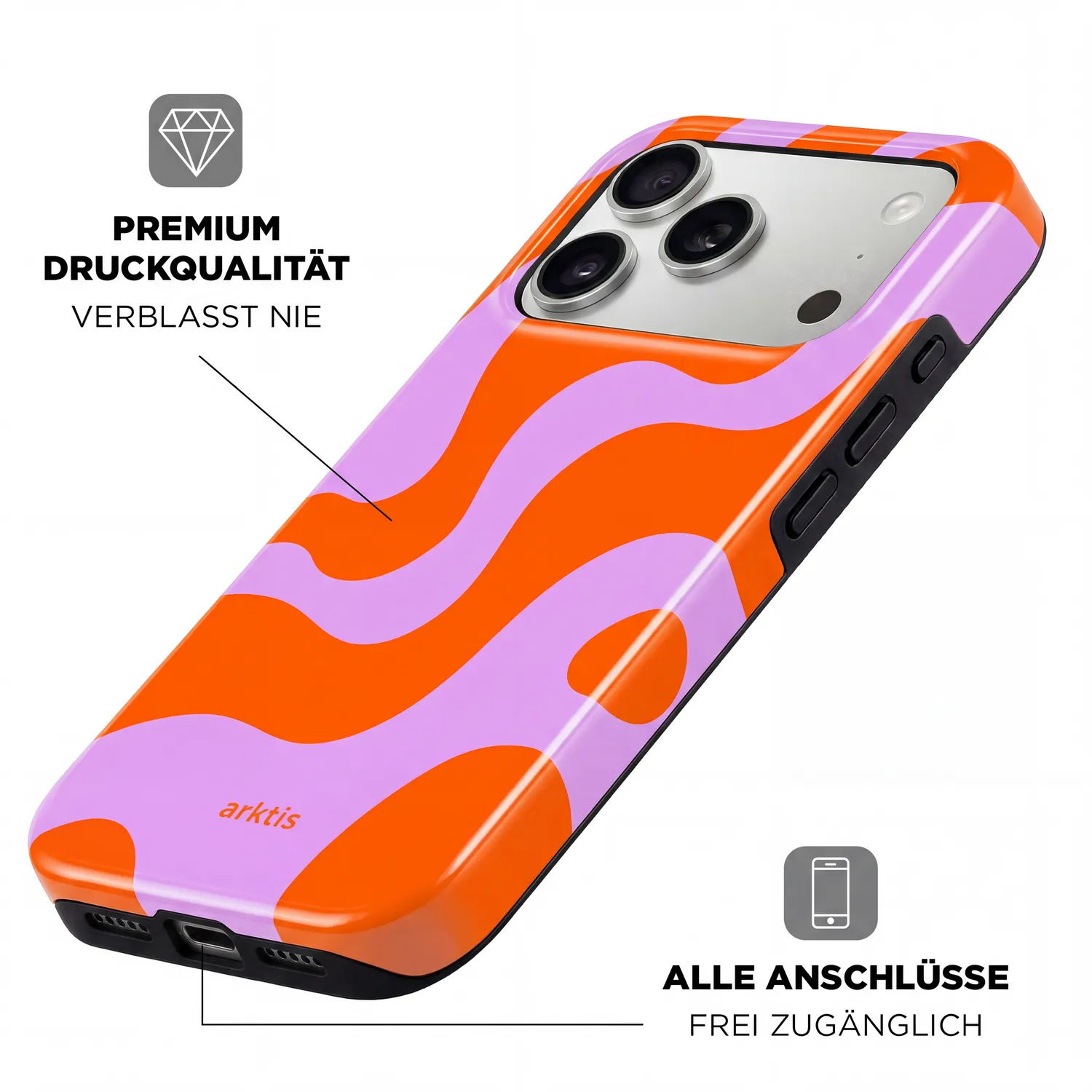 arktis iPhone 17 Hülle Knokke Queen MagSafe