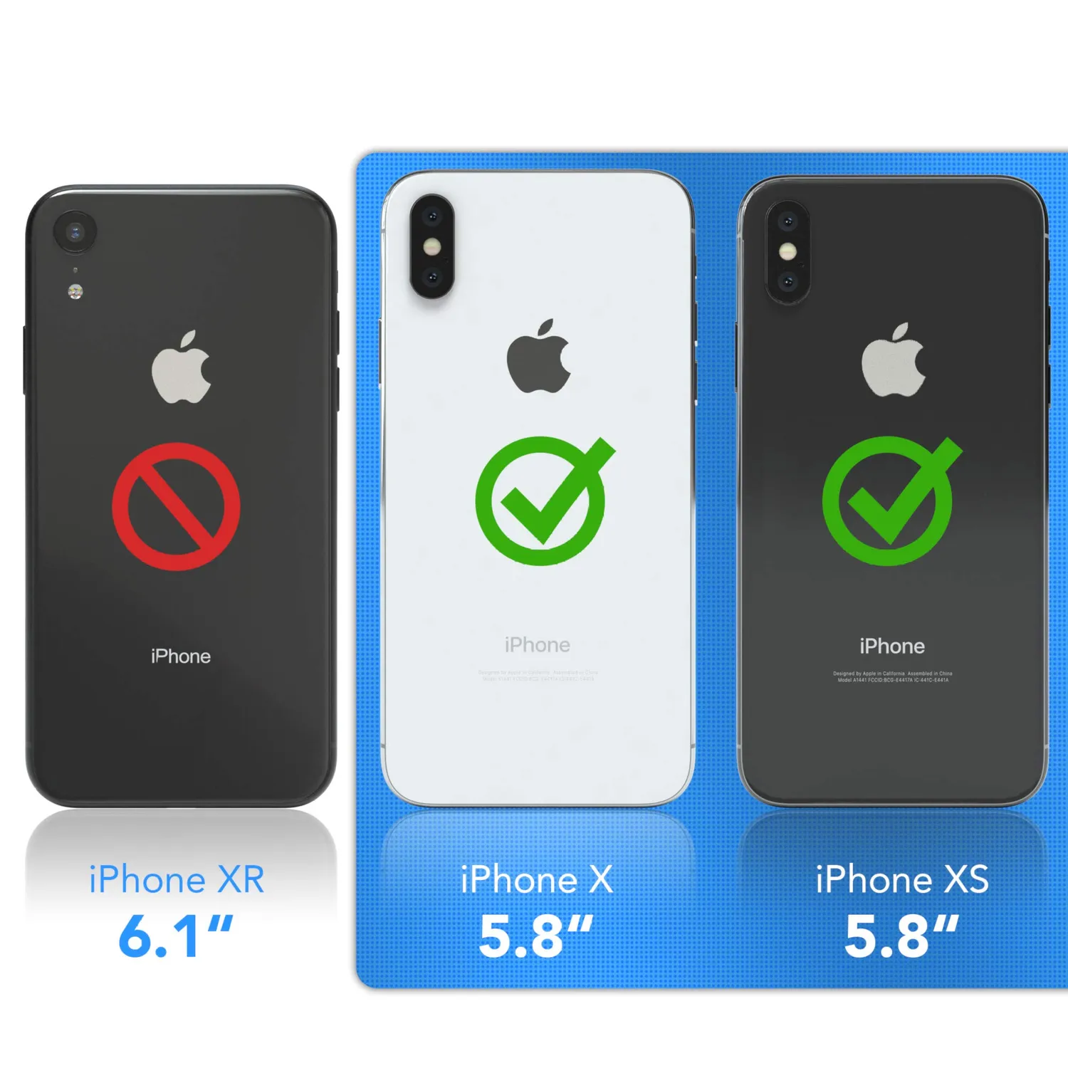 EAZY CASE iPhone X XS Kunstlederhülle Braun Qi