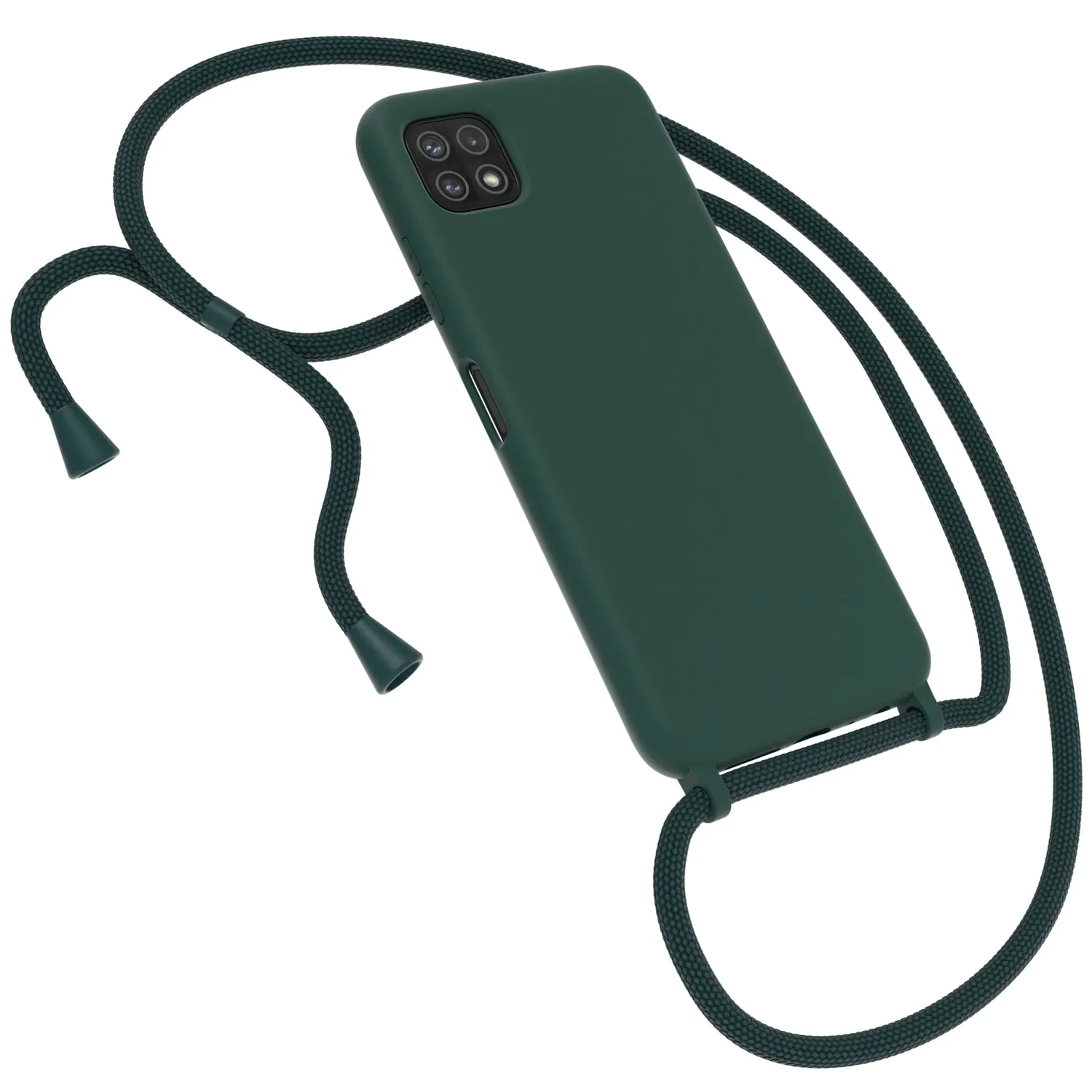 EAZY CASE Galaxy A22 5G Handykette Silikon Altrosa mit Band
