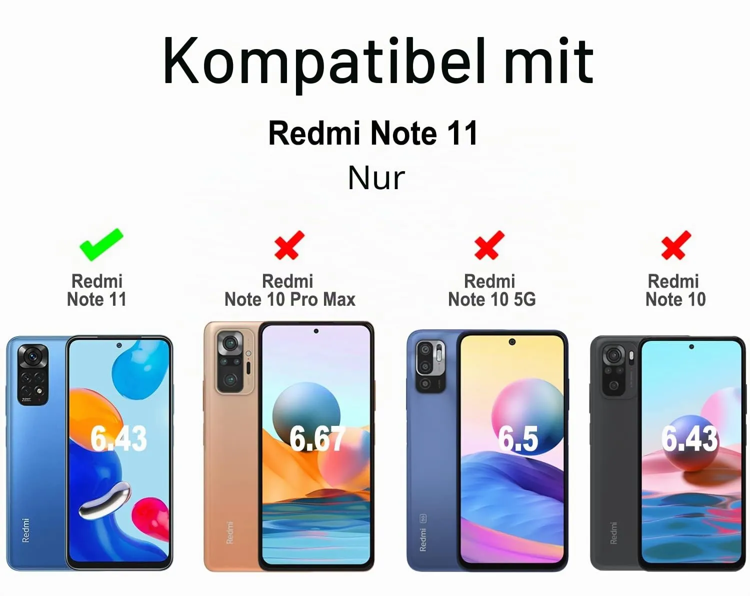 YATWIN Redmi Note 11 / 11S Handyhülle Grün dünn TPU