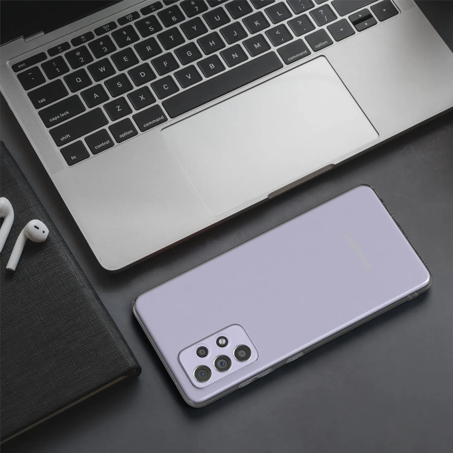 EAZY CASE Galaxy A52 Silikonhülle Transparent 0,8 mm