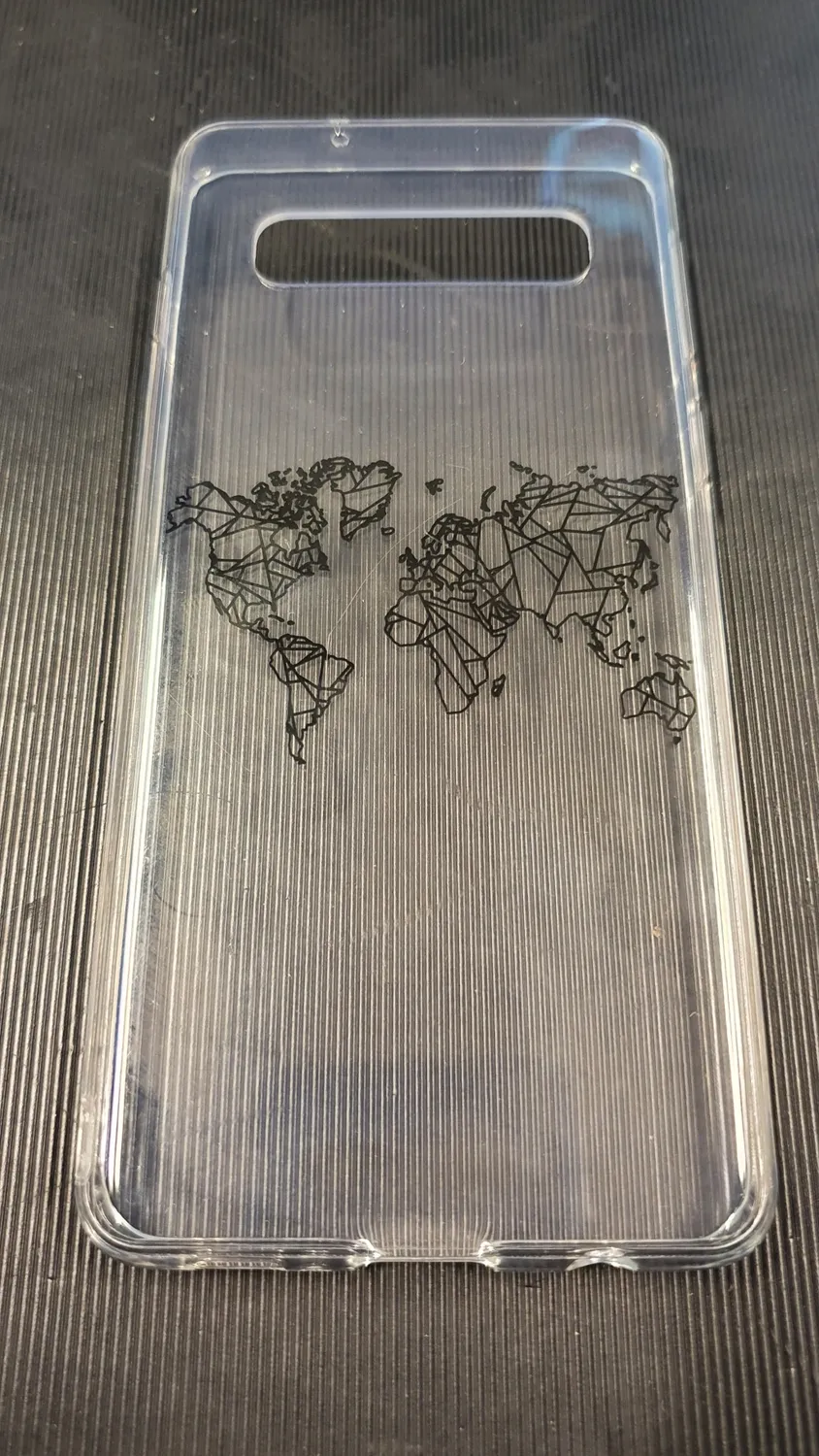 EAZY CASE Galaxy S10 Handyhülle IMD Karte Schwarz ultradünn