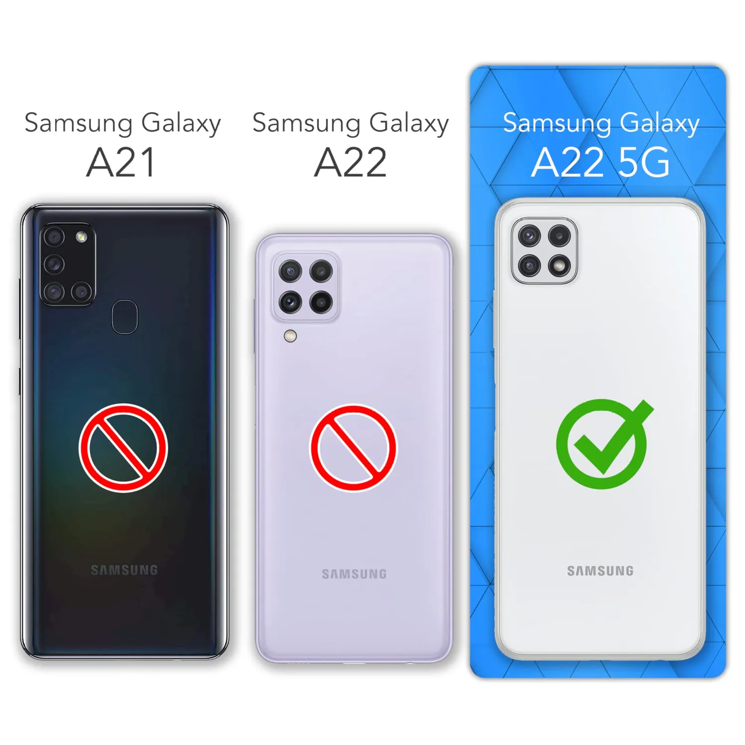 EAZY CASE Galaxy A22 5G Handykette Silikon Altrosa mit Band