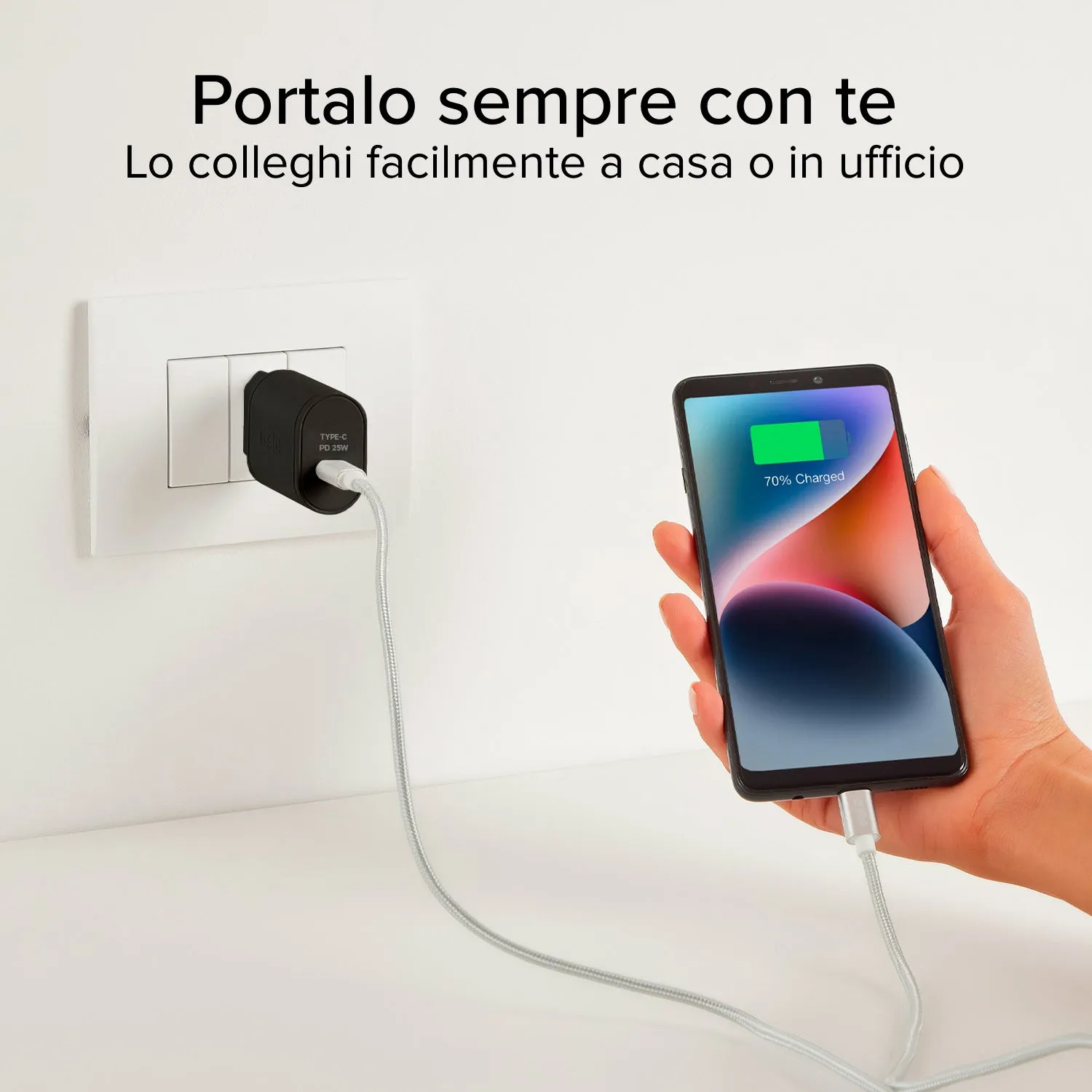 SBS 25W USB-C Ladegerät mit Power Delivery schnell