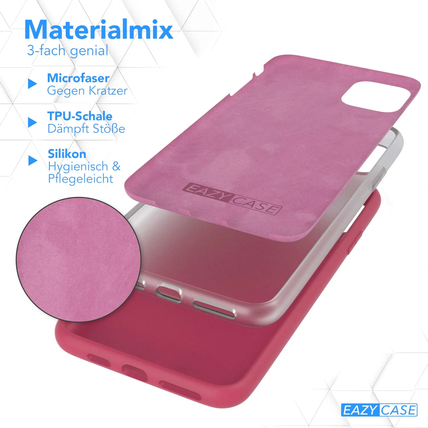 EAZY CASE Nano Silikon iPhone 11 Pro Max Beere