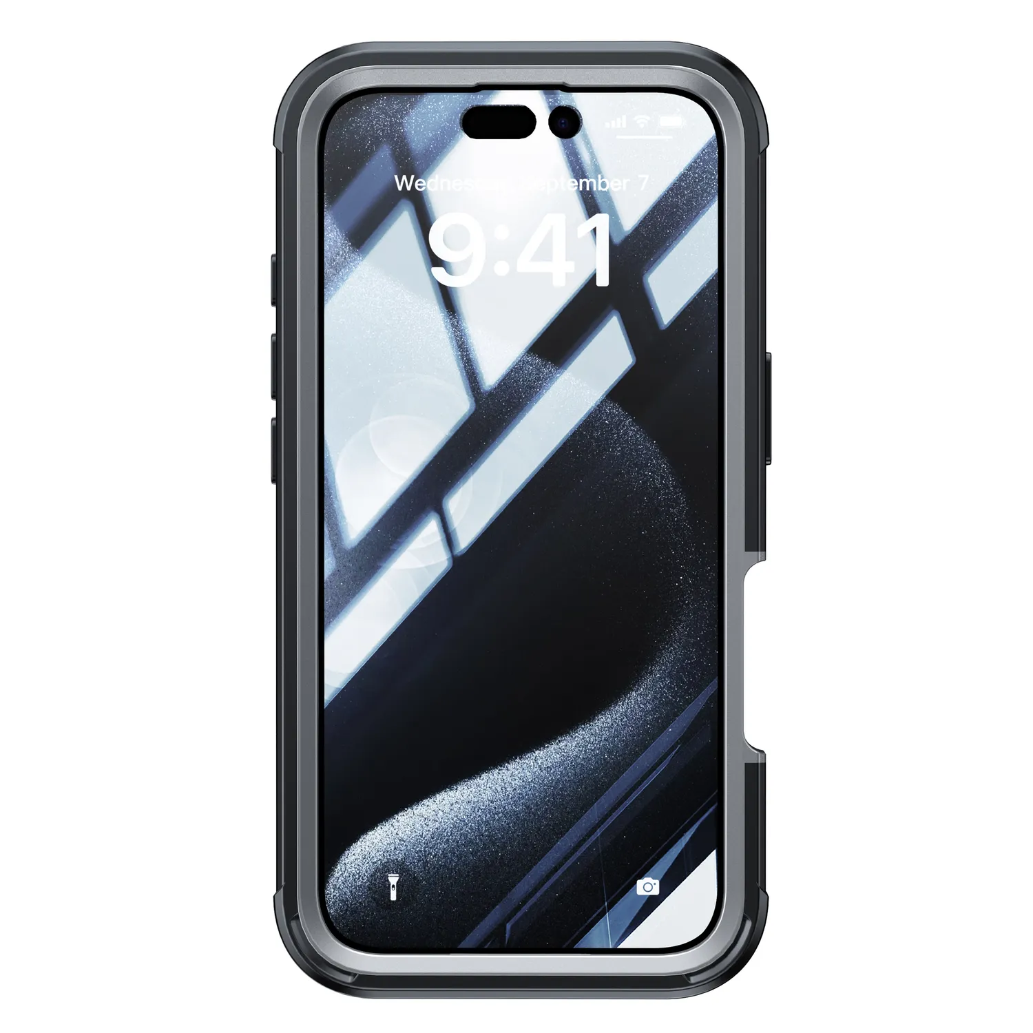 arktis Defender iPhone 16 Hülle transparent MagSafe
