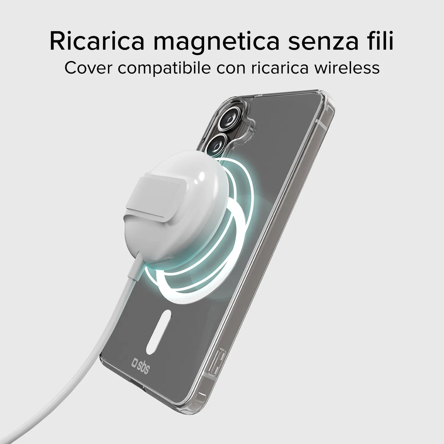 SBS Samsung S26 Hülle magnetisch transparent wireless