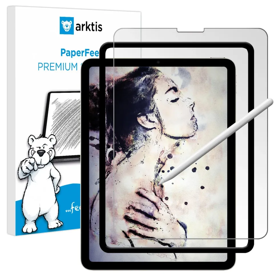 arktis PaperFeel iPad 11" Schutzglas matt Pencil