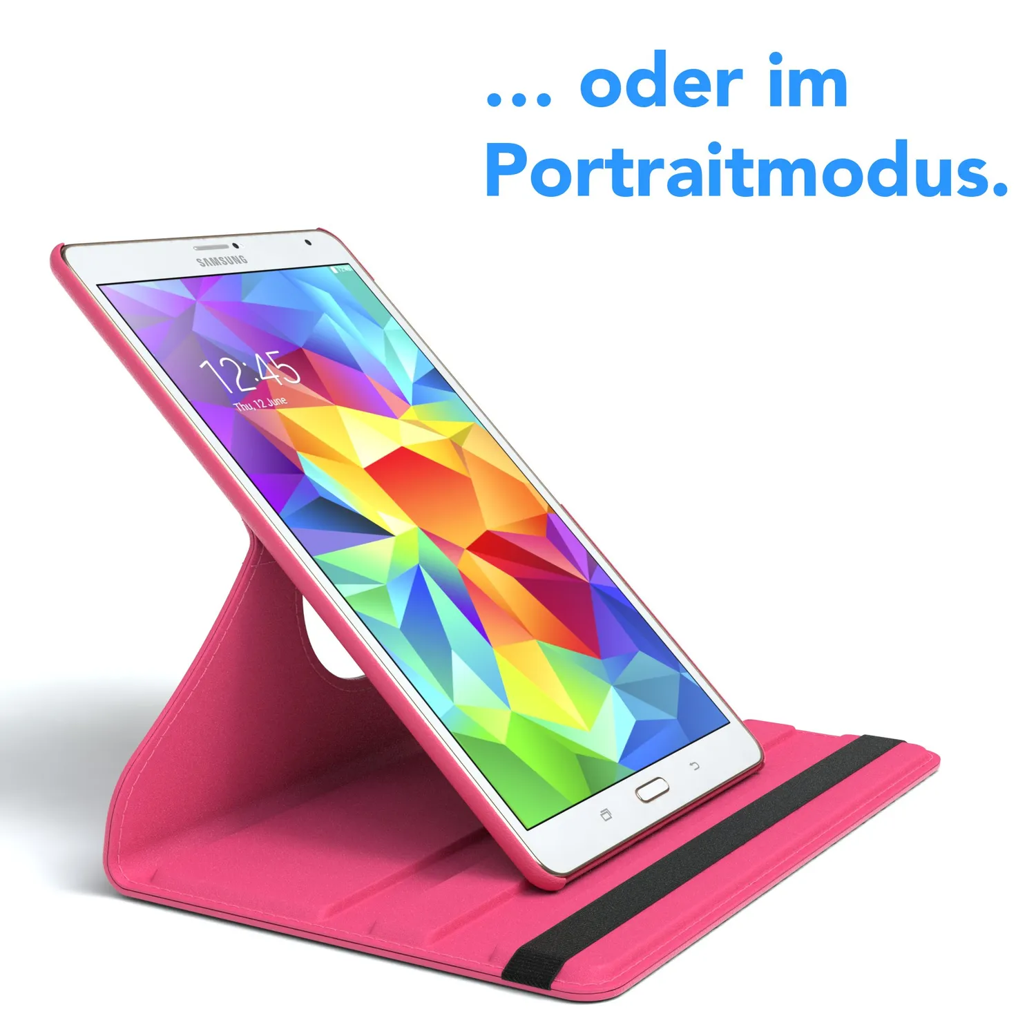 EAZY CASE Galaxy Tab S 8.4 Rotationcase Tablethülle Pink